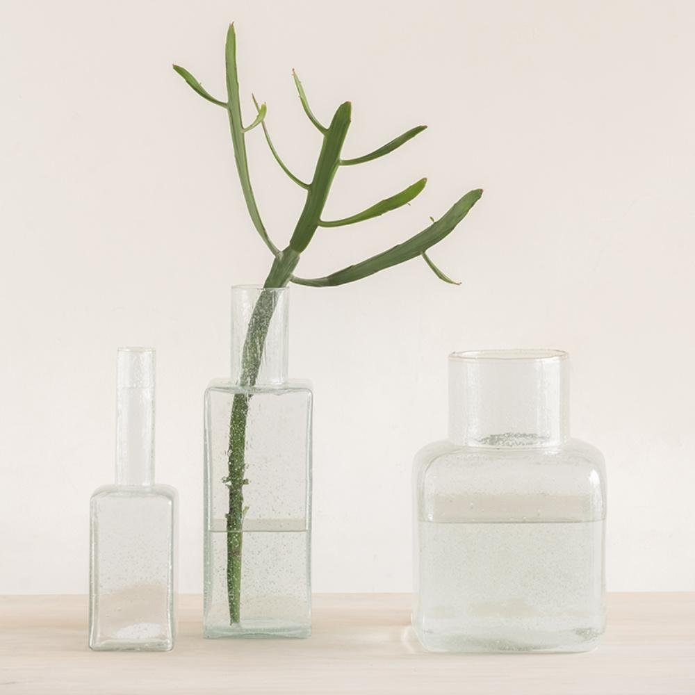 Urban Dekovase Veli Nature Culture Glass Recycled (10,3x10,3x33,5cm) Transparent Vase