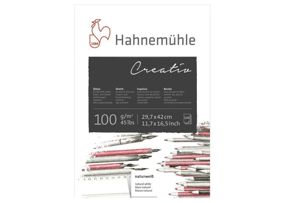 Hahnemühle Skizzenblock Creativ Skizzenblock A3 29,7x42cm 100g/m², säurefrei