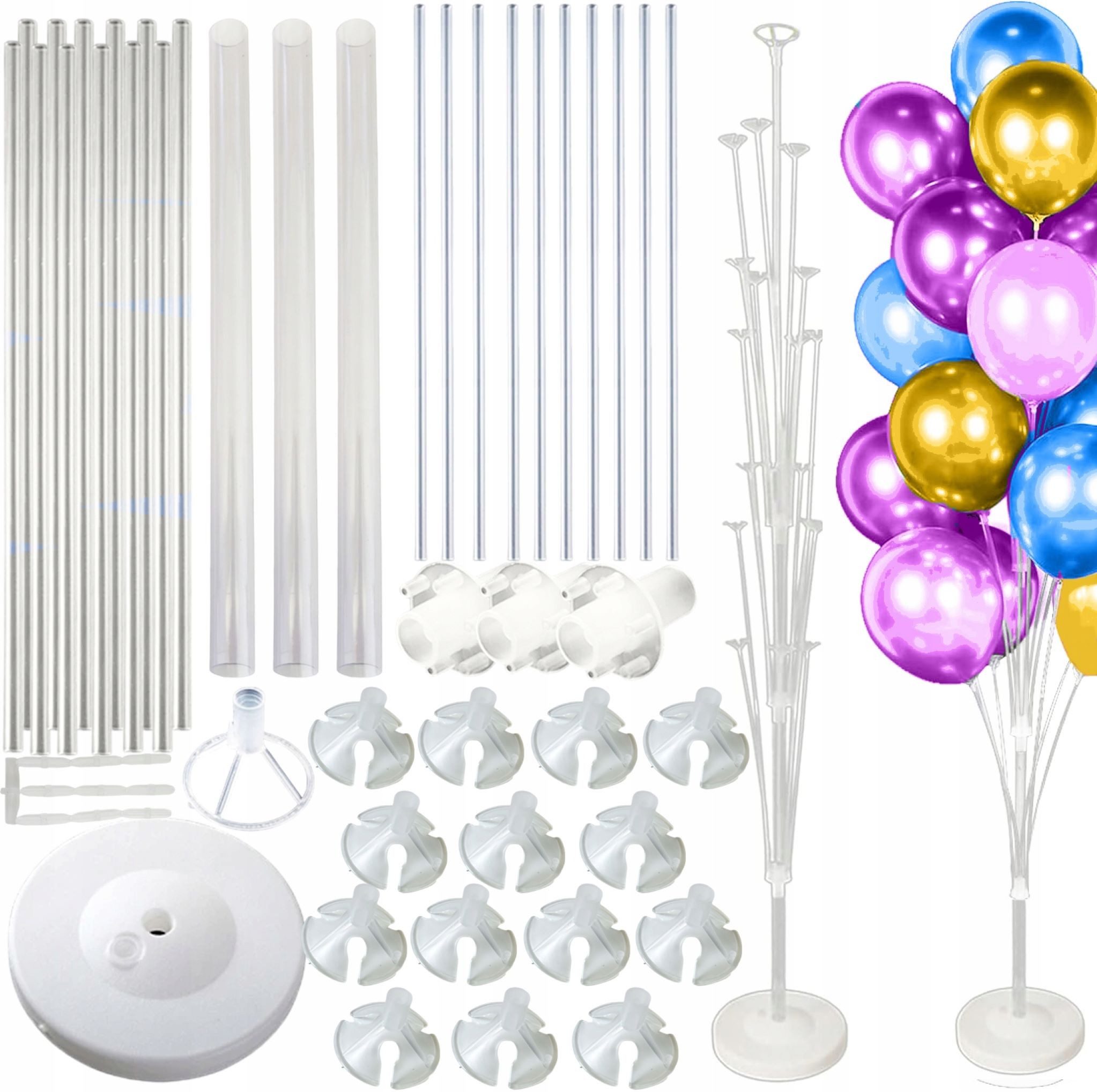 Festivalartikel Ständerprofil Ballonständer 160 cm XXL, Geburtstagsdeko, st günstig online kaufen