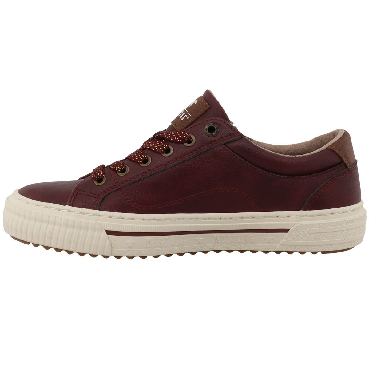 Mustang Shoes 15M0112011-bordo Sneaker Lässiger Low-Sneaker mit praktischem Reißverschluss