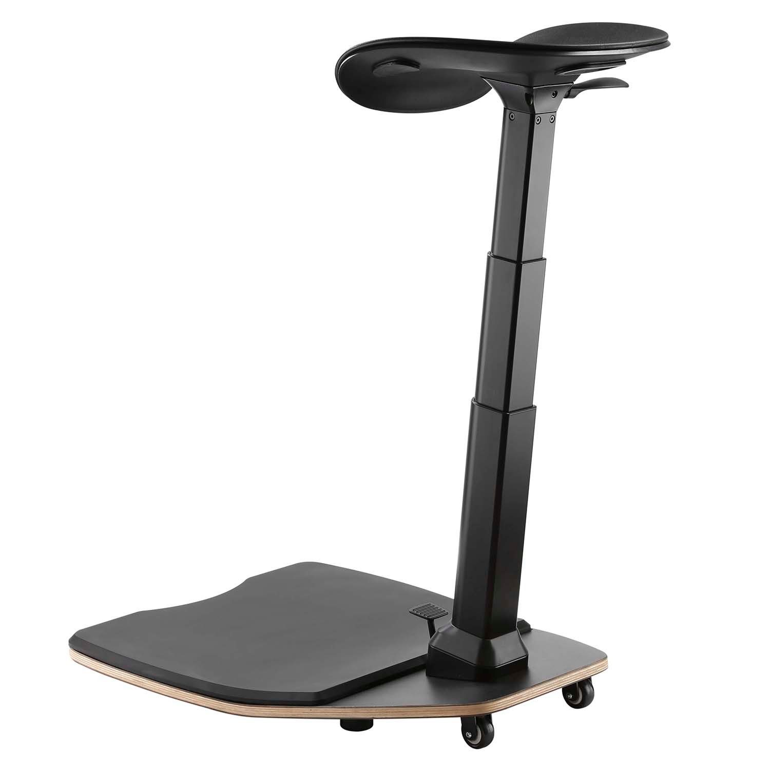 Maclean Bürostuhl MC-872, Ergonomischer Bürostuhl zur Arbeit in Steh u. Sitz -Position