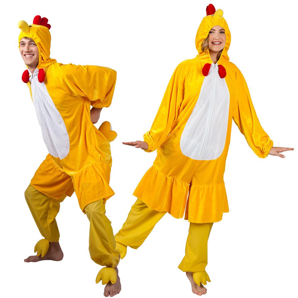 Kostüm Huhn Kostüm für Erwachsene, Overall