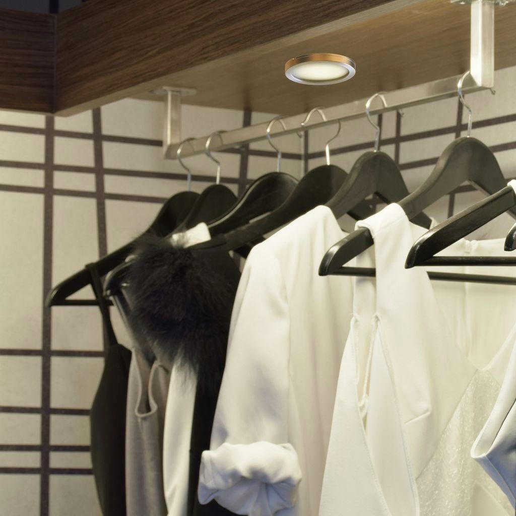 B.K.Licht LED Unterbauleuchte LED Deckenleuchte schwenkbar 3 x 8W 800lm 3.000K - BKL1106, LED fest integriert, Warmweiß, schwenkbar modern Chrom IP20 3-flammig