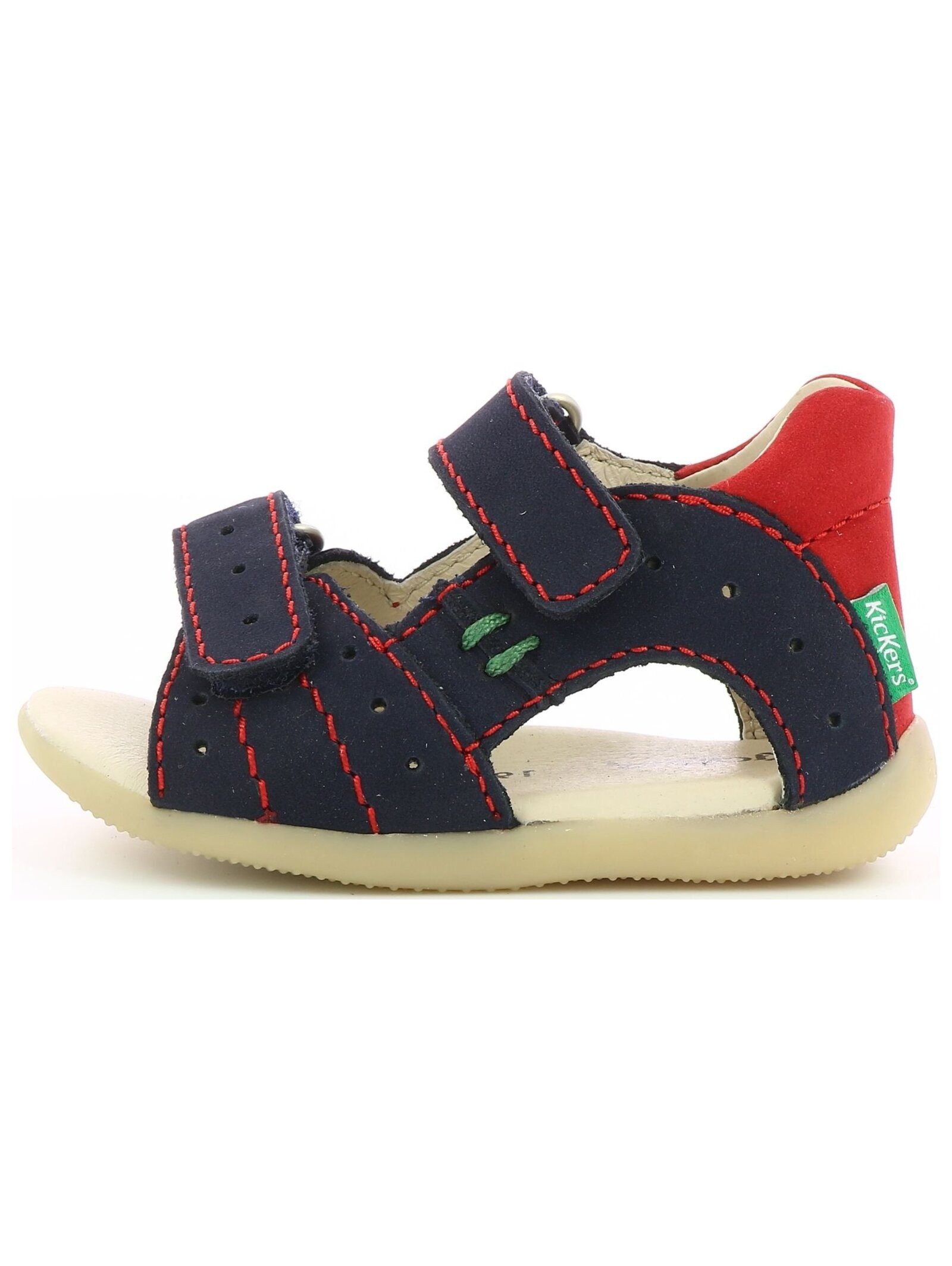 Kickers Sandalen Nubukleder Riemchensandale