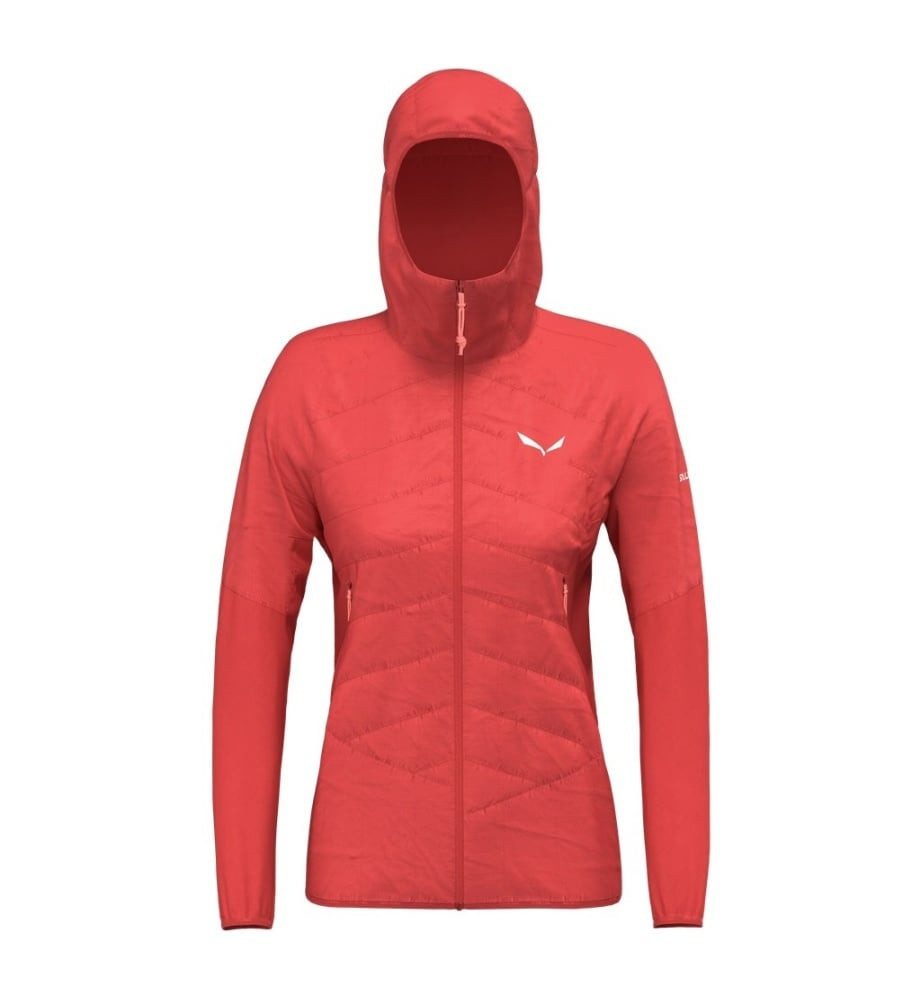 Salewa Hybridjacke Ortles TirolWool Responsive Hybrid (warm, wasserabweisend) flamerot
