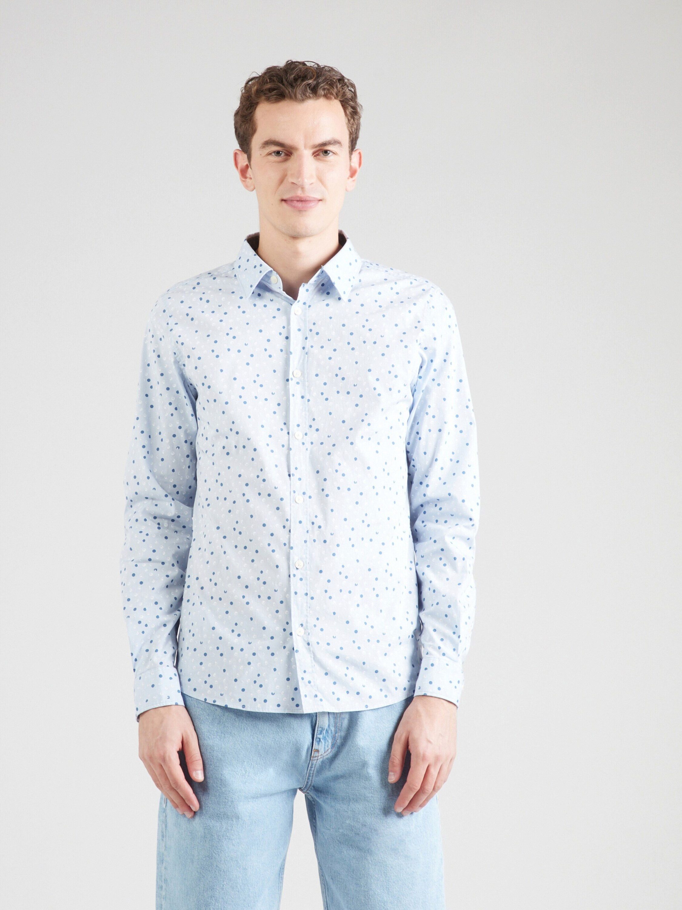 s.Oliver Langarmhemd mit All-Over Muster günstig online kaufen