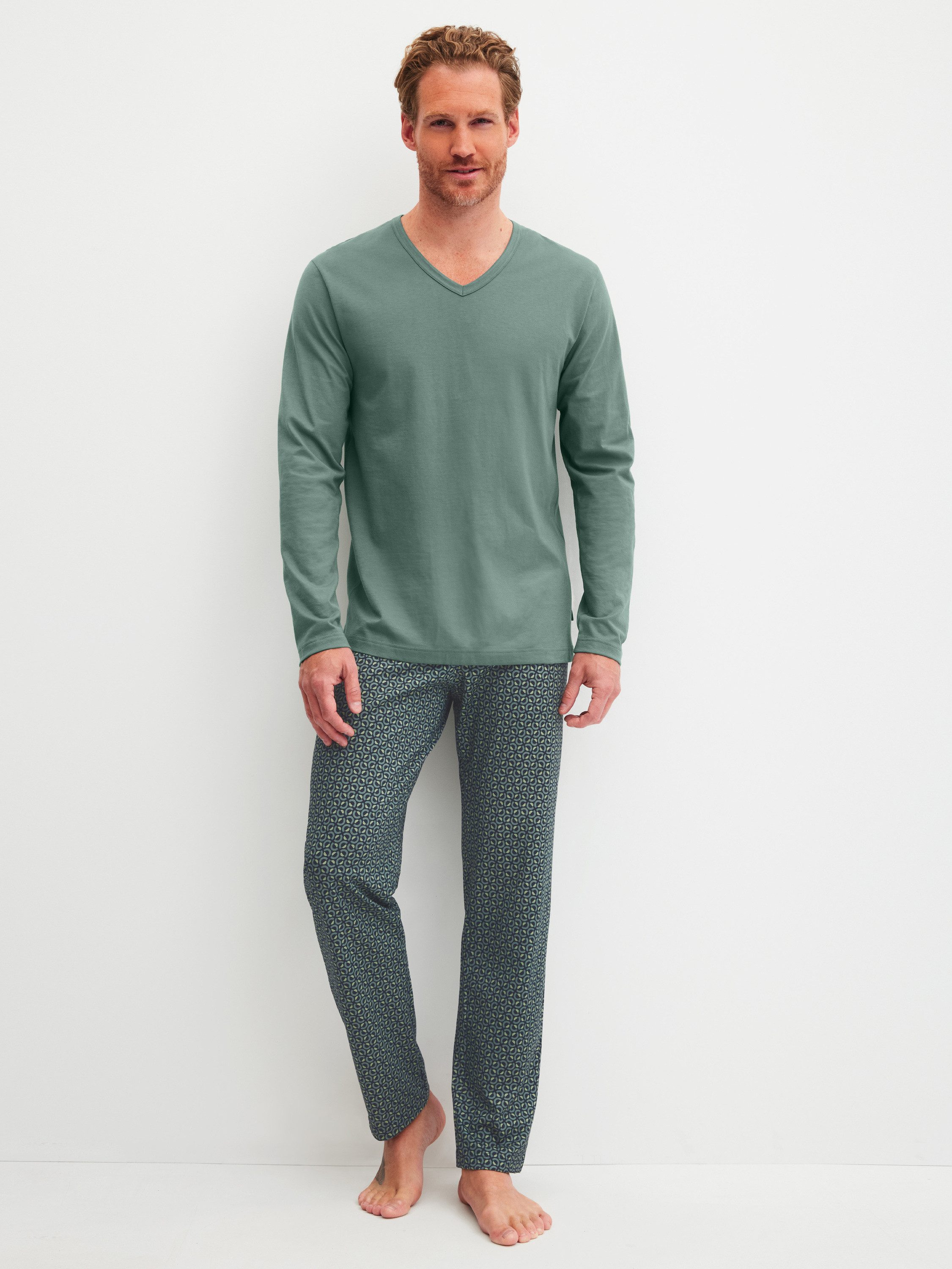 CALIDA Pyjama Cotton Special Herren (2 günstig online kaufen