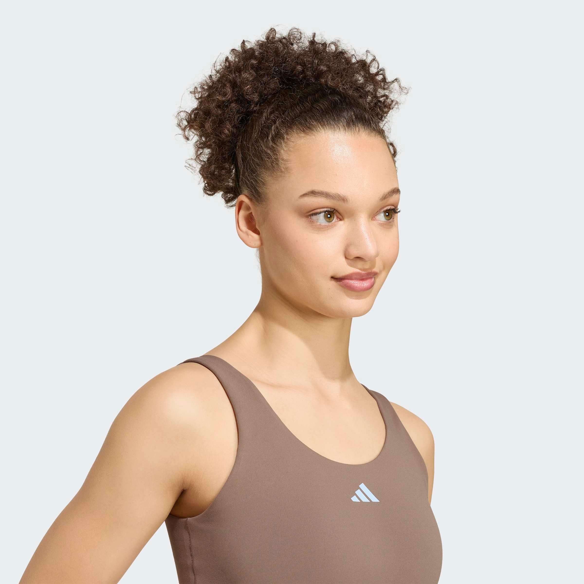 adidas Performance Tanktop 3-STREIFEN STUDIO ALL ME, LEICHT STÜTZEND – Bild 4 von 5