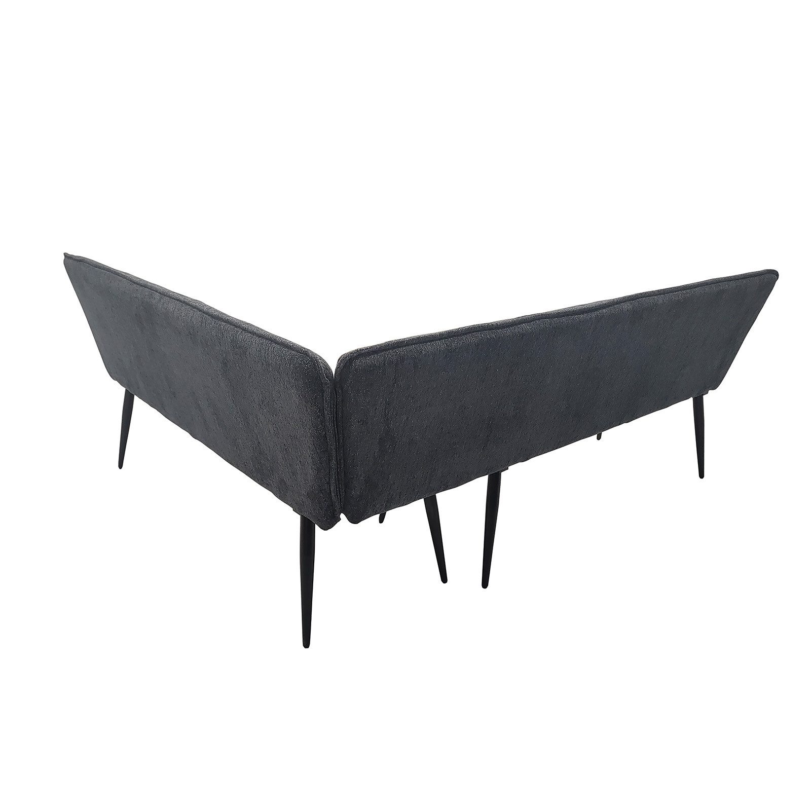 HTI-Living Eckbank Eckbank 195 x 154 cm Anthrazit (Stück, 1-St., 1 Eckbank), Sitzbank Polsterbank