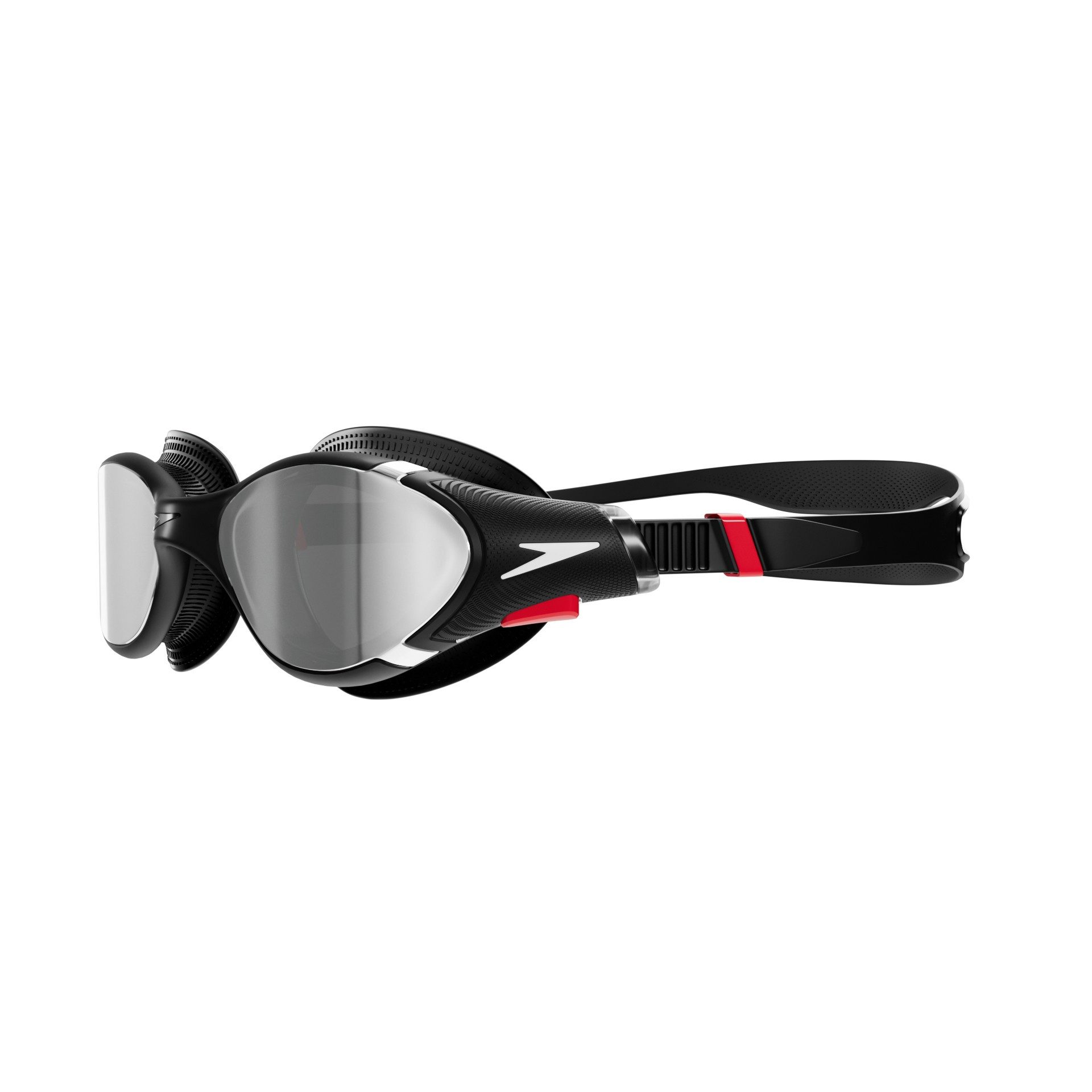 Speedo Schwimmbrille Biofuse 2.0 Mirror, für Erwachsene, mit patentiertem Druckknopf-Mechanismus
