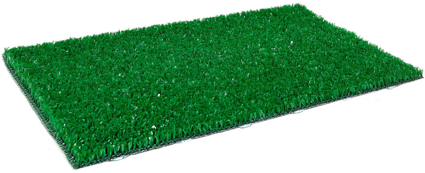 Primaflor-Ideen in Textil Kunstrasen Rasenteppich Siena, Gesamthöhe 7 mm, rechteckig, mit Drainagefunktion, ideal für Balkon & Terrasse