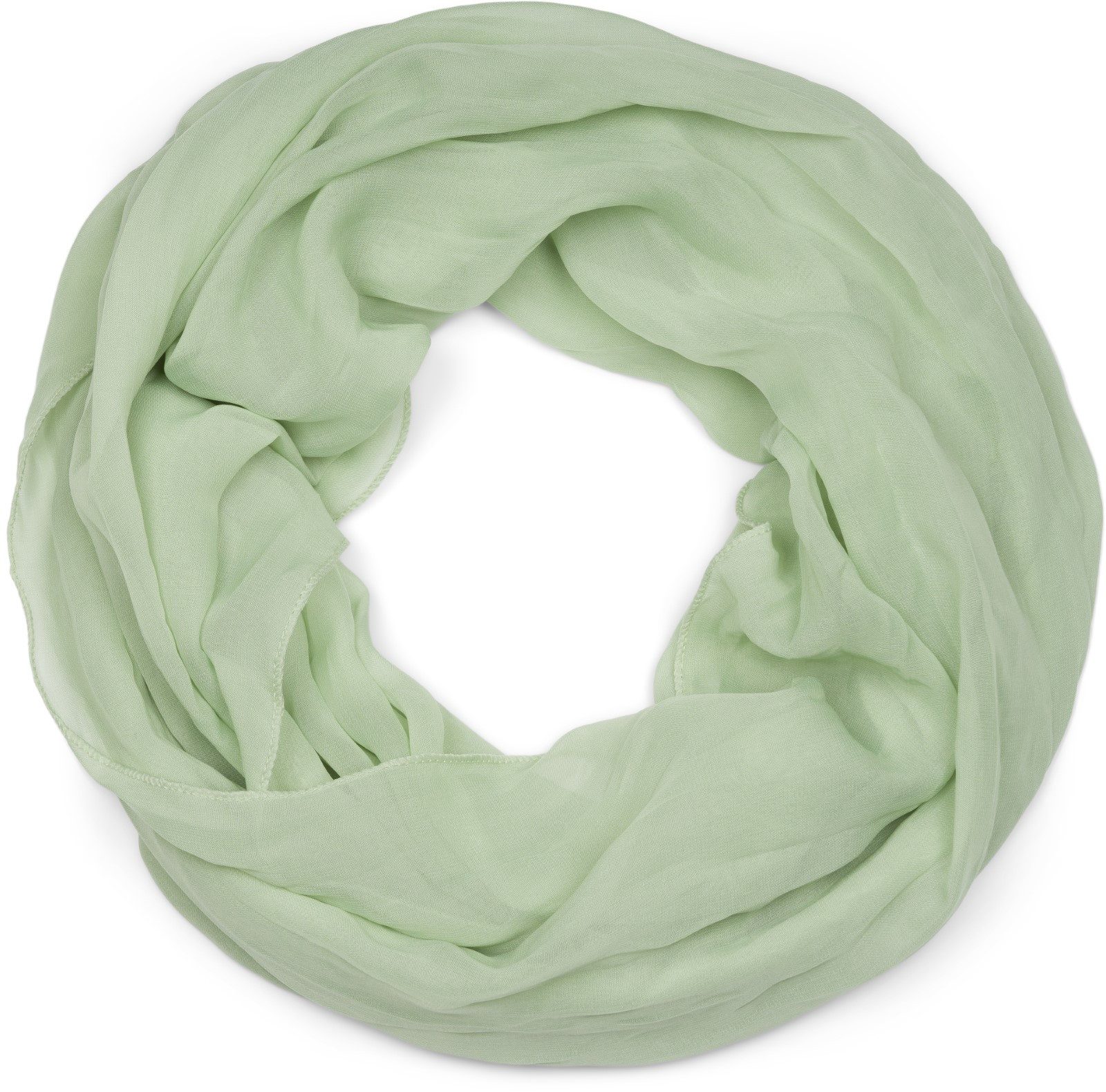 styleBREAKER Loop Seidiger unifarbener Loop, (1-St) günstig online kaufen