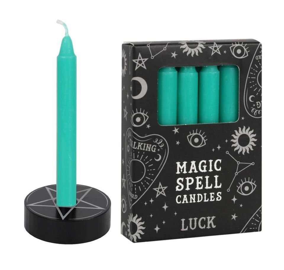 MystiCalls Торшеры Spell Candler Halter "Pentagram" - Wunschkerzen, Hexe, Witchcraft (2 St), Dekorationsobjekt