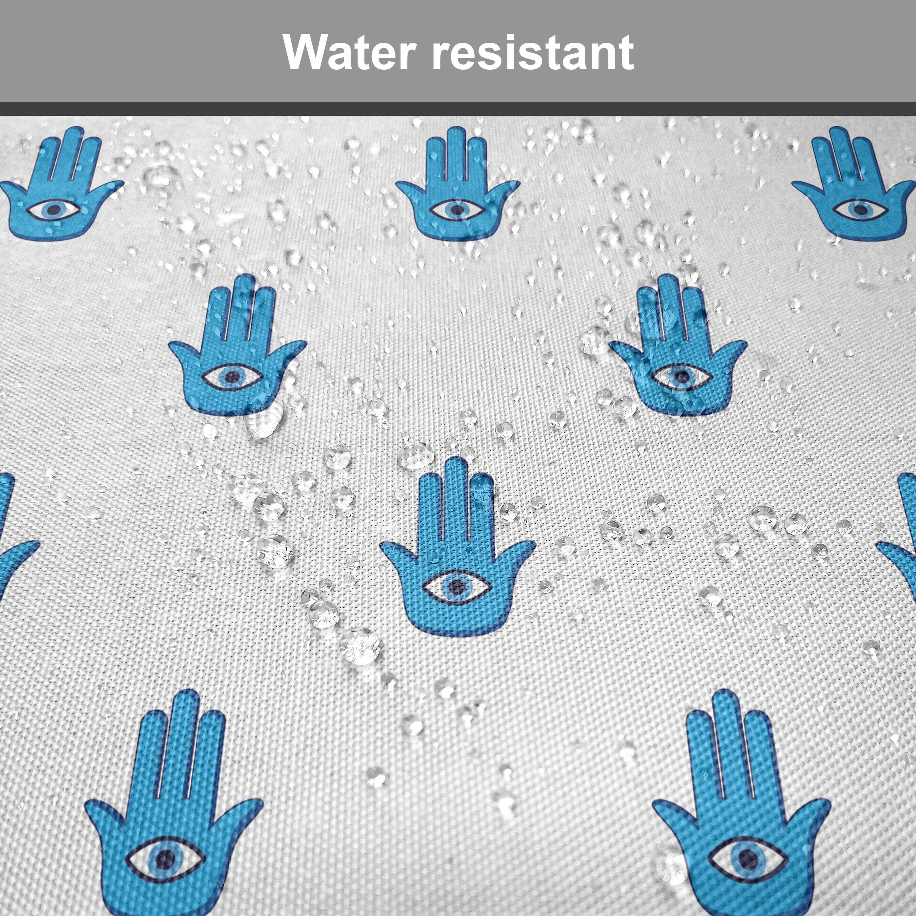 Abakuhaus Stuhlkissen Dekoratives wasserfestes Kissen Hamsa Cartoon Riemen Hand-Augen für Küchensitze, mit