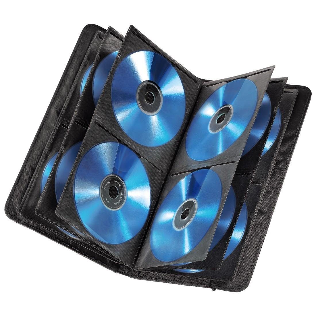 Hama CD-Hülle CD-/DVD-/Blu-ray-Tasche "Up to Fashion" für 48 Discs, Hülle, Pink