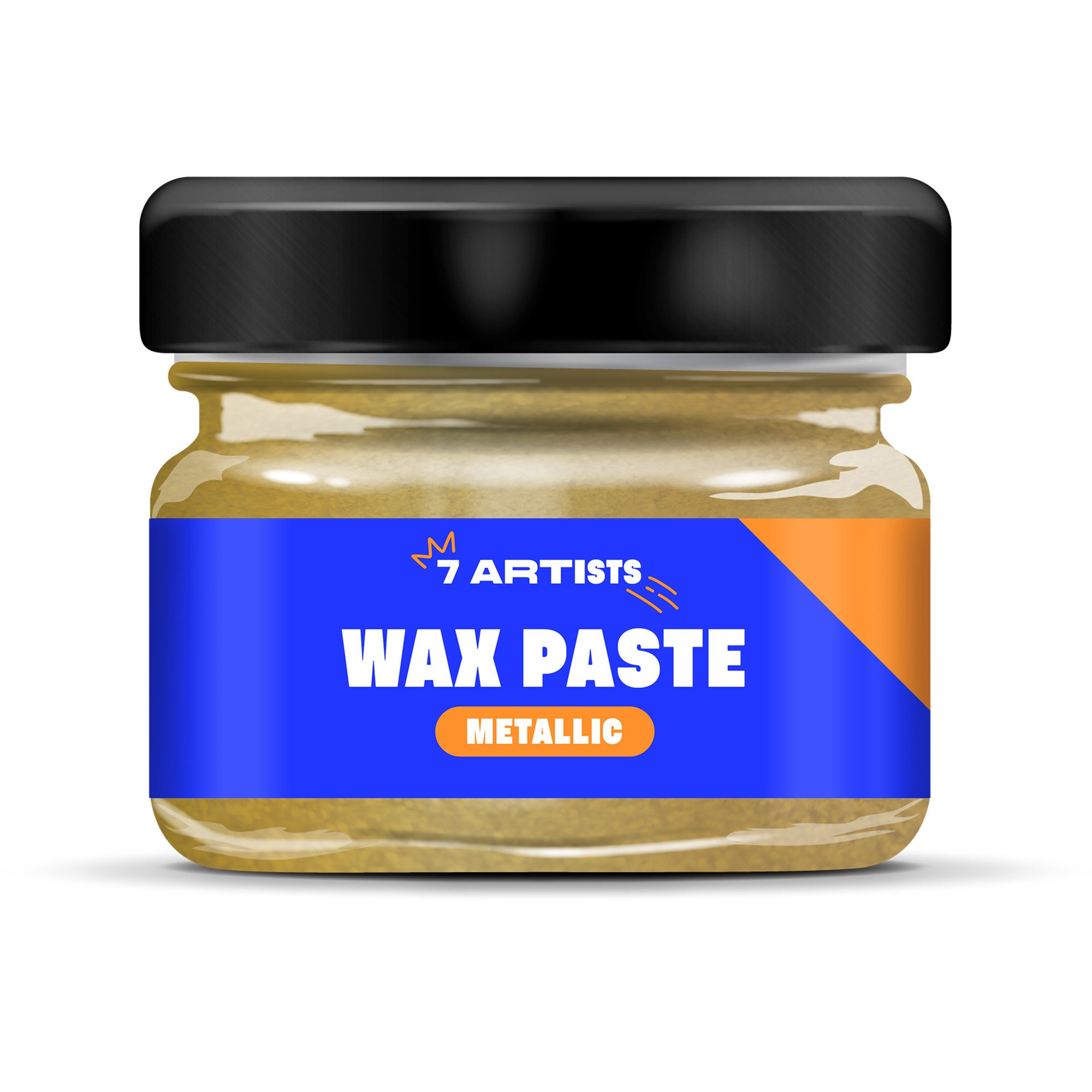 Acrylfarbe 7 Artists Metallic Wachspaste 20 ml Gilding Wax - Wax Paste Metallic