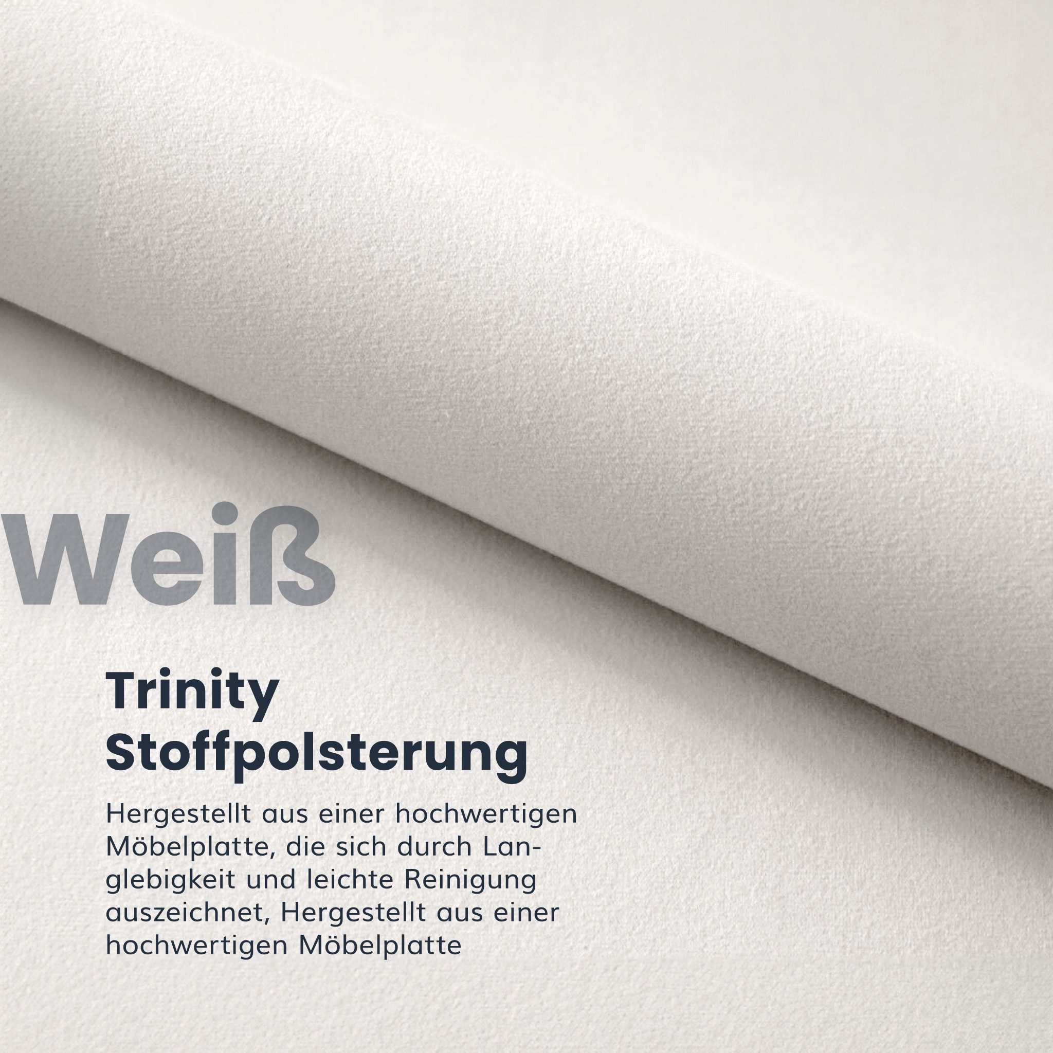 FDM Polsterbett BELORA modern mit Bettkasten MADE IN EU - mit Trinity Velours Bezug (verfügbar 90x200 120x200 140x200 160x200 180x200cm, Bettrahmen, Bett, mit g – Bild 4 von 5