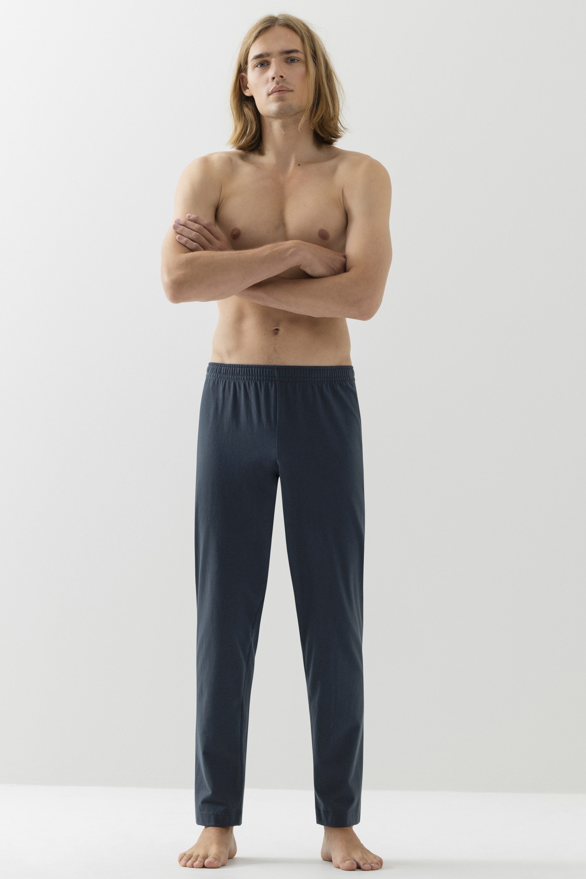 Schlafhose Mey Herren Hose lang Serie Ringwood Uni Hosen