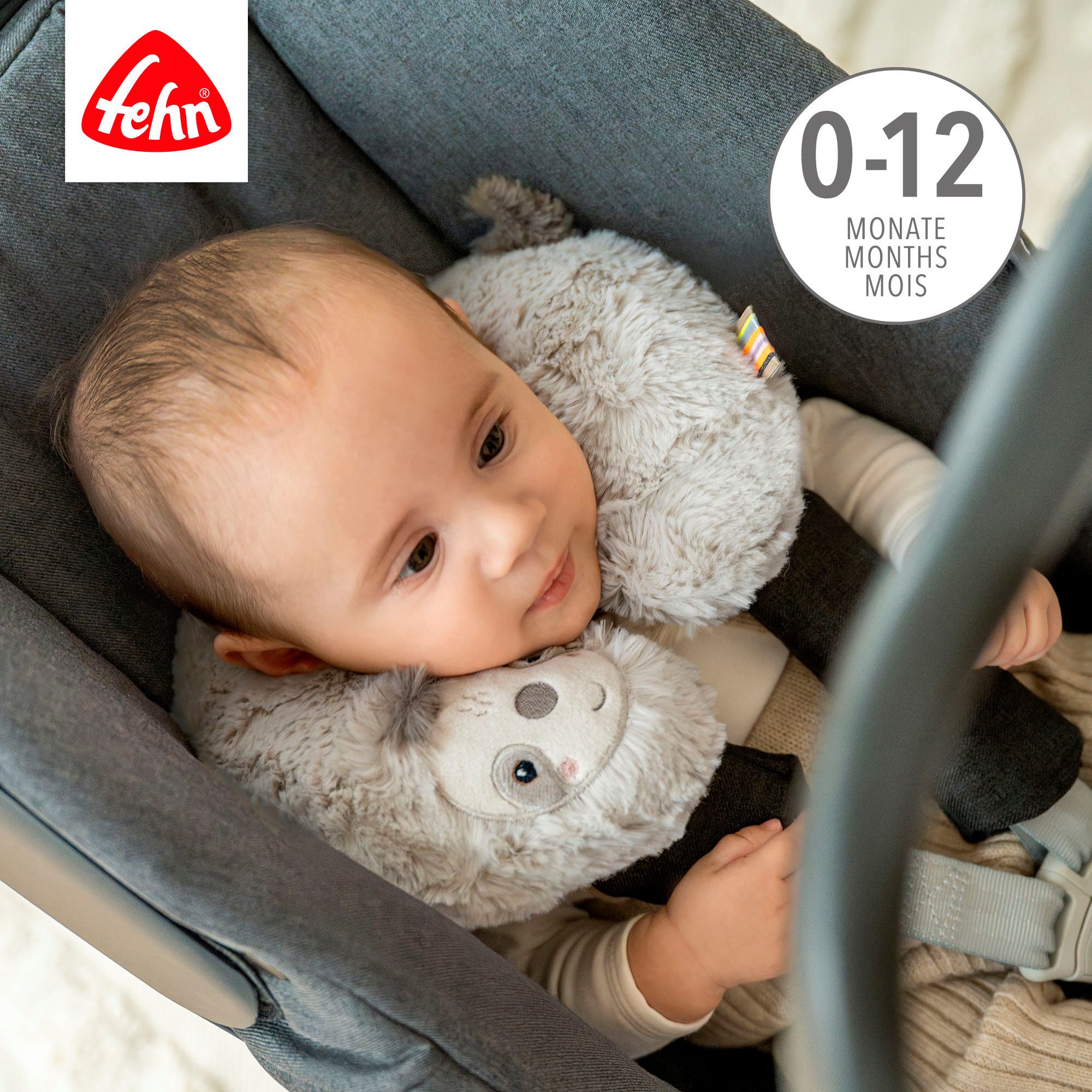 Fehn Nackenkissen Lazy, Crazy & Pink, Faultier