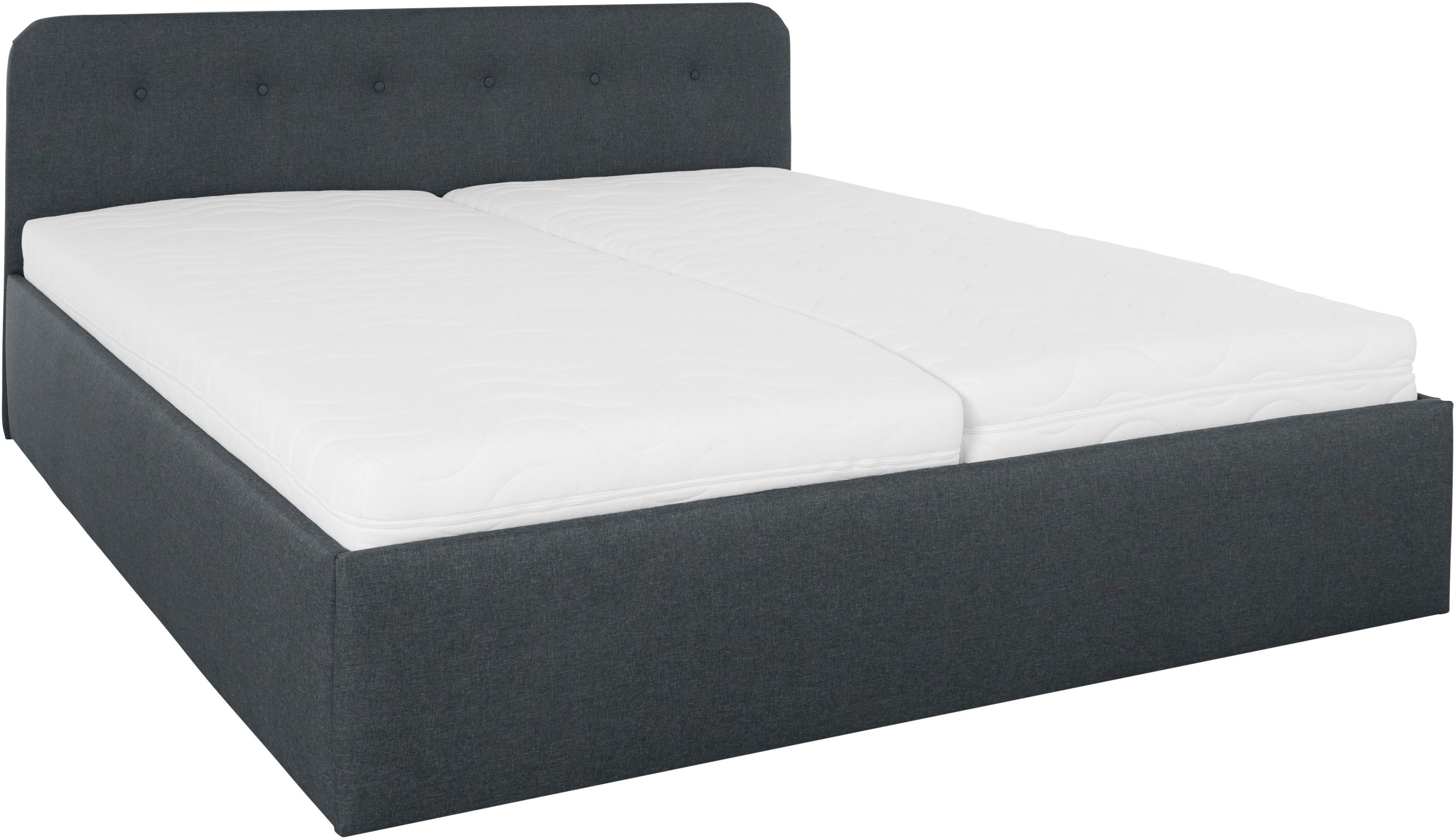 Westfalia Schlafkomfort Polsterbett "Rostock" auch mit Stauraum und Kopftei günstig online kaufen