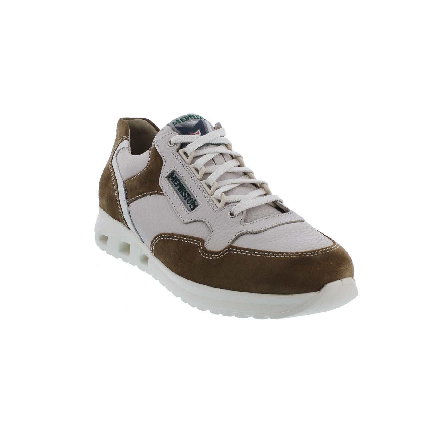 Mephisto Mephisto Jansen Sneaker, (Velours- / Glattleder kombi), Spice, hellbr Schnürschuh