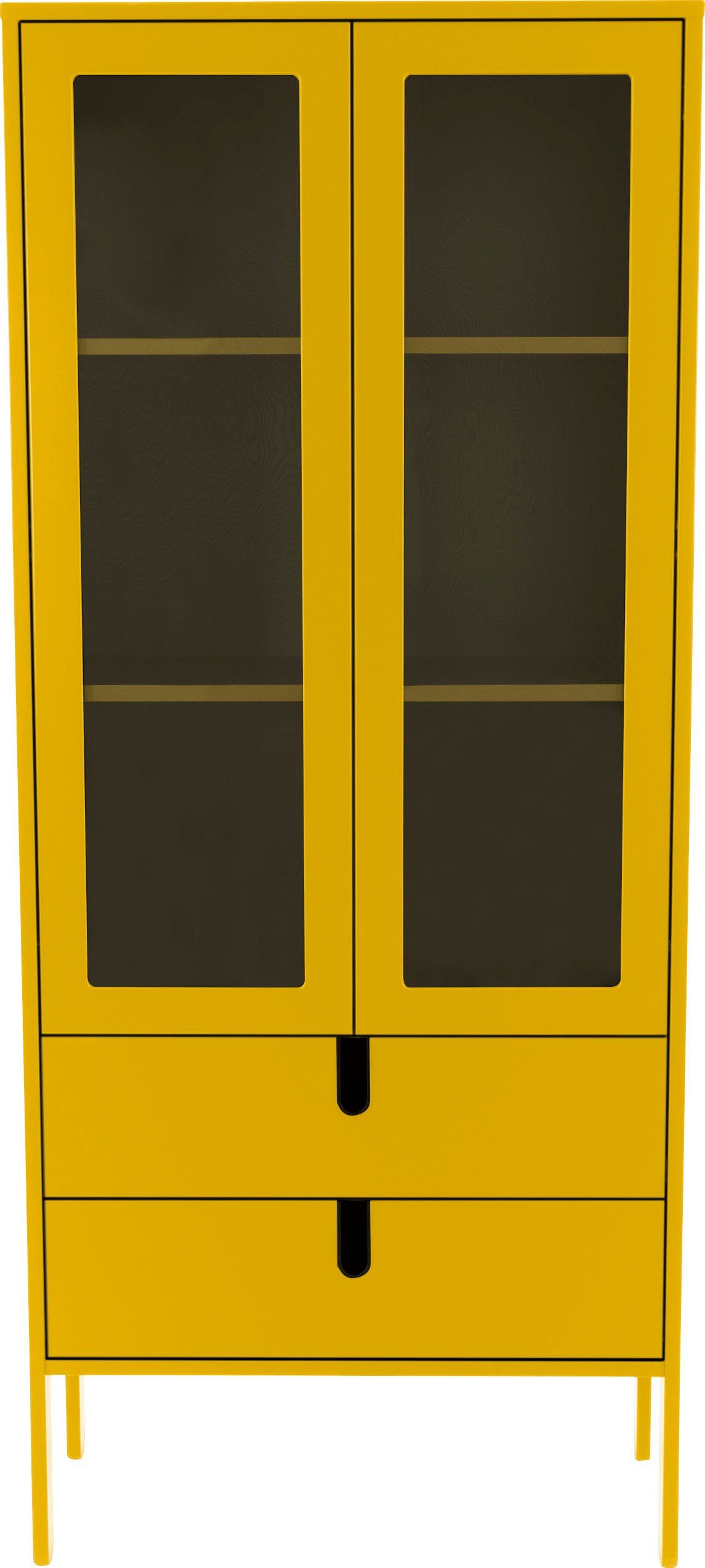 2 Glastüren Design Tenzo und mustard mustard By Vitrine Olivier von Toulouse mit Tenzo UNO 2 Schubladen, |