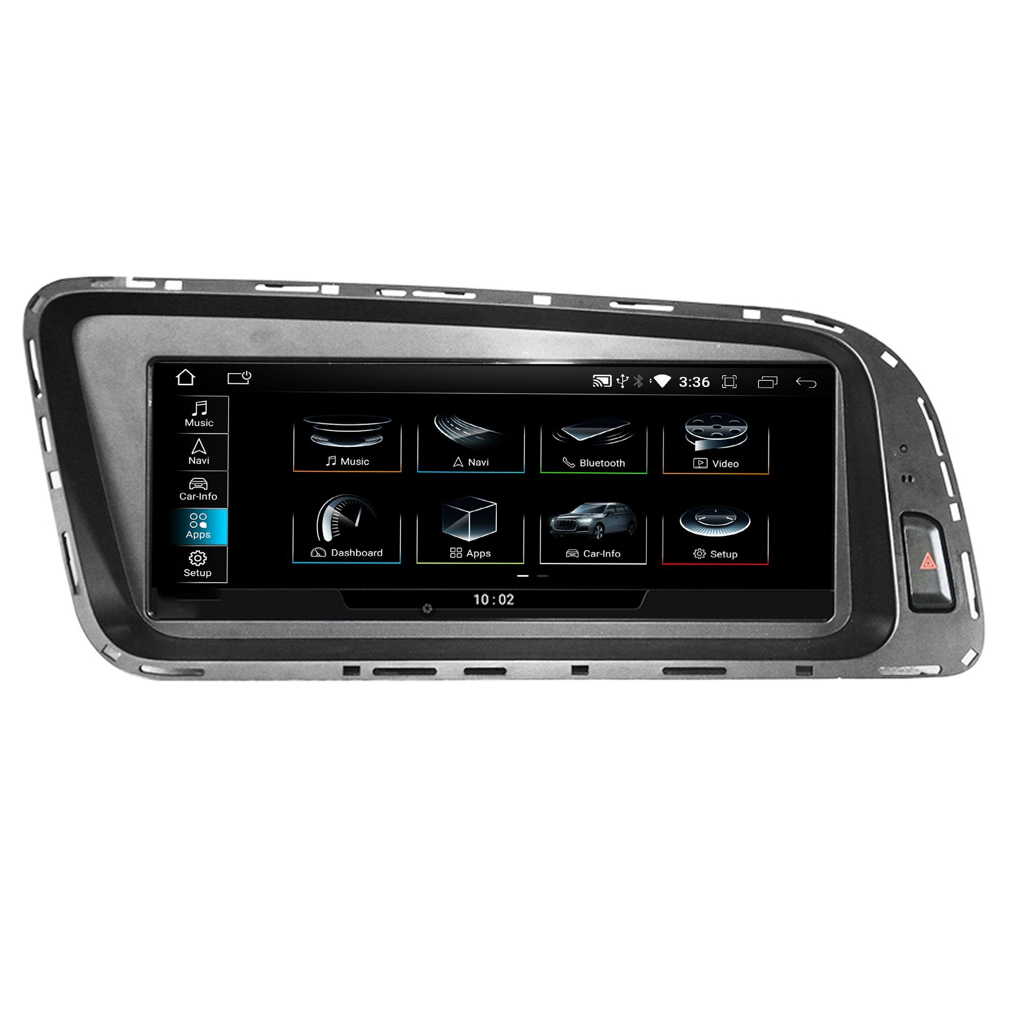 TAFFIO Für Audi Q5 SQ5 8R MMI 3G 8.8" Touchscreen Android GPS CarPlay Einbau-Navigationsgerät