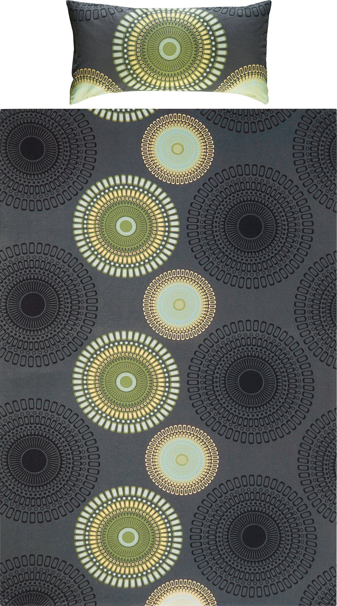 REDBEST Bettwäsche Bettwäsche, Biber, Kreise günstig online kaufen