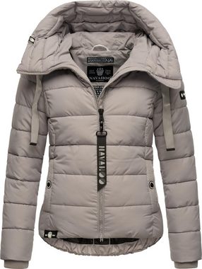 Navahoo Steppjacke Amayaa stylische Damen Winterjacke mit coolen Applikationen