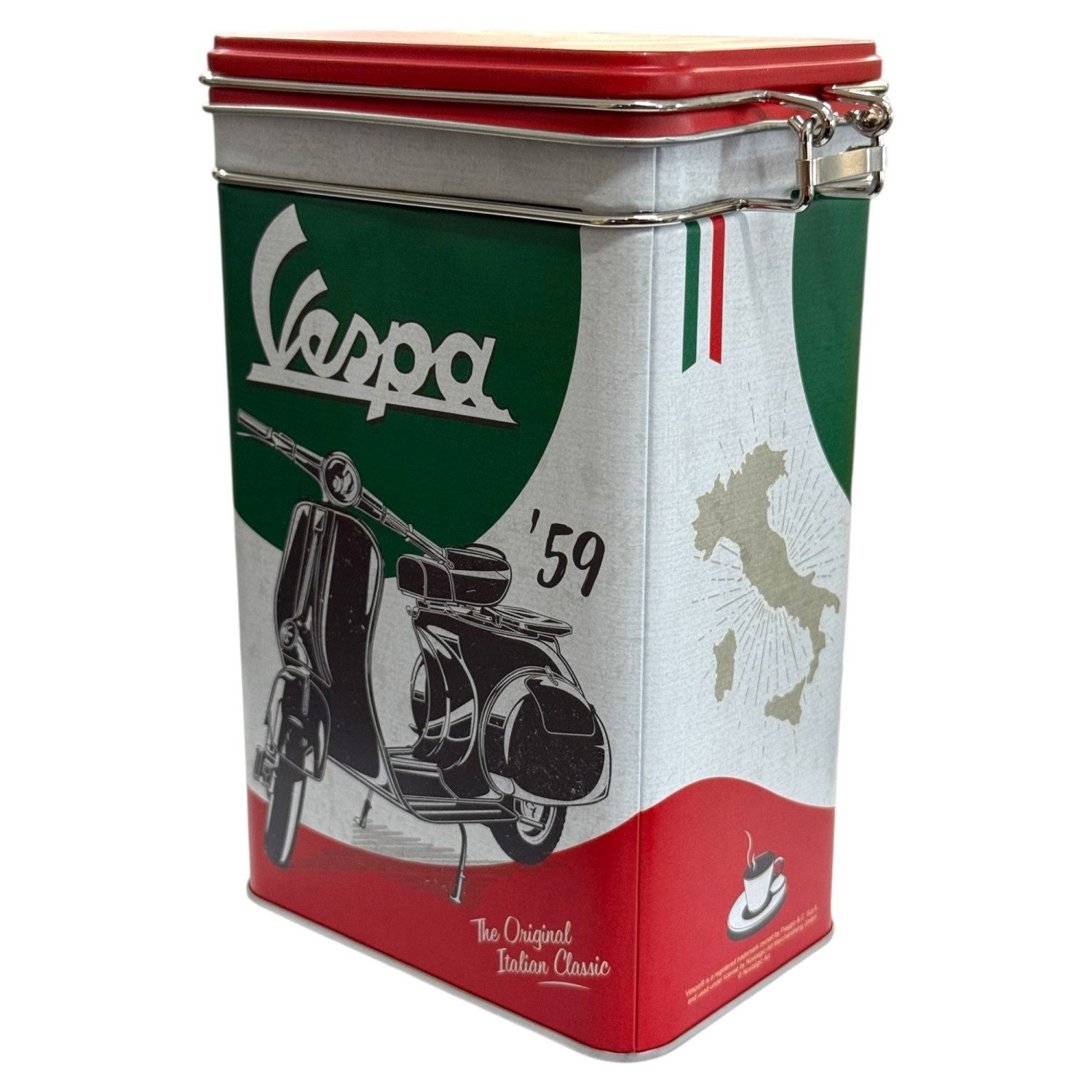 Nostalgic-Art Vorratsdose Aufbewahrungsdose VESPA - 1,3 Liter Vorratsdose Kaffeedose Müslidose, (1-tlg)