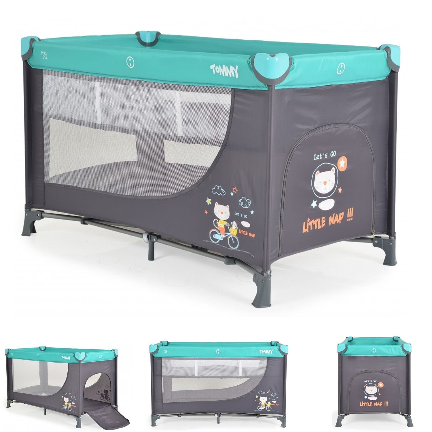 Moni Baby-Reisebett Reisebett Tommy, 2 Ebenen, günstig online kaufen
