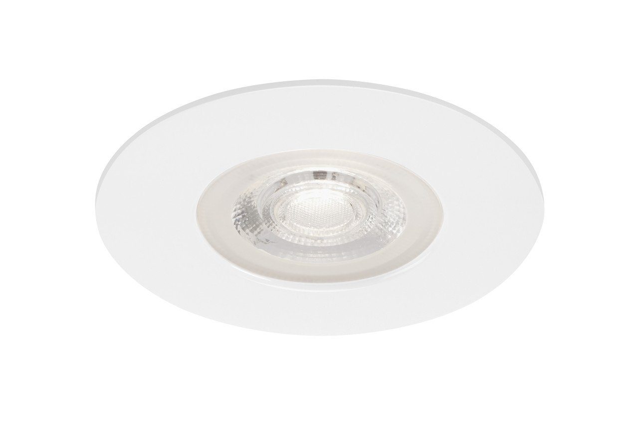 Briloner Leuchten LED Einbaustrahler Briloner 3er Set LED Einbauleuchte Kulana weiß Ø 9, Inkl. Leuchtmittel, Dimmbar ohne Bewegungsmelder