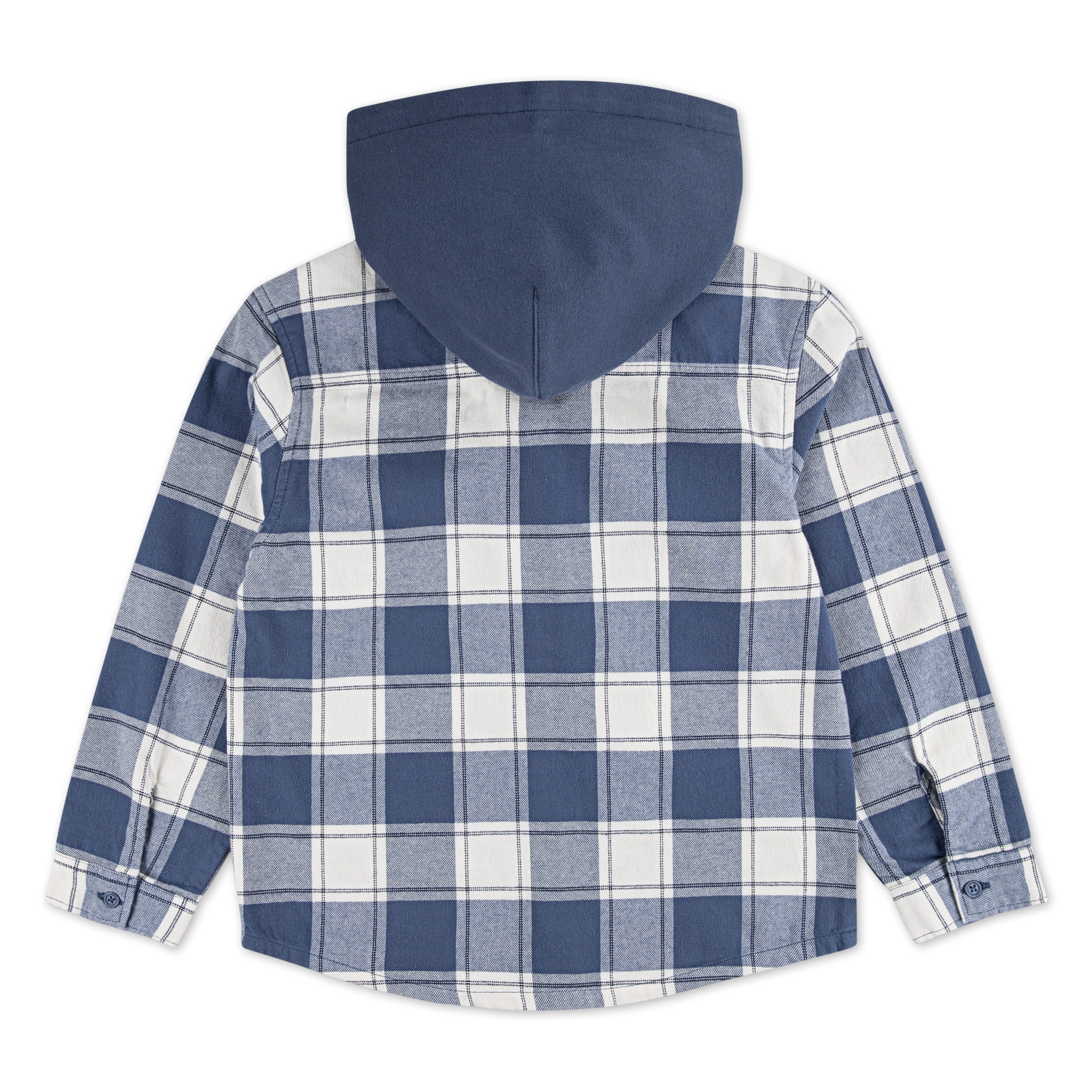 Abercrombie Kids Flanellhemd AFB HOODED FLANNEL SHIRT mit Kapuze und Brusttaschen, kariert, for boys