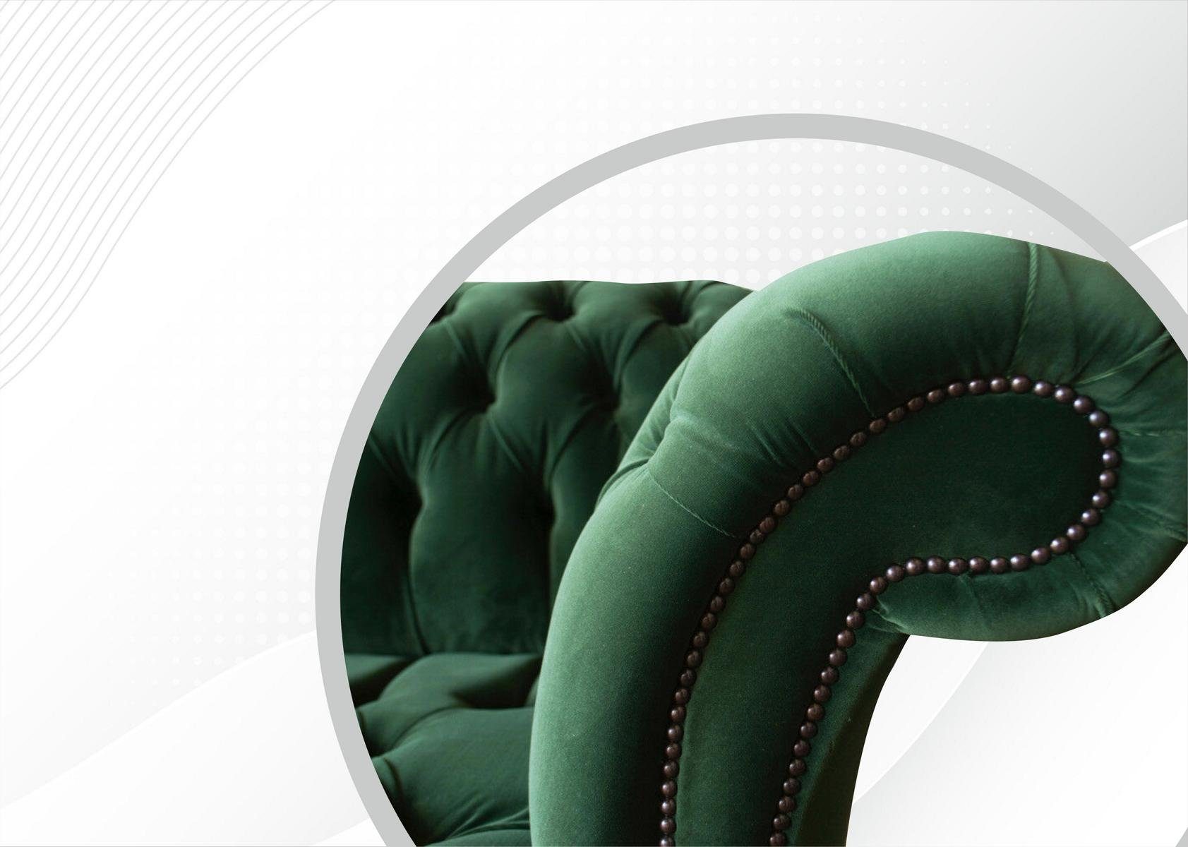 JVmoebel Chesterfield-Sofa, cm 3 Design Chesterfield 225 Sofa Sitzer Couch