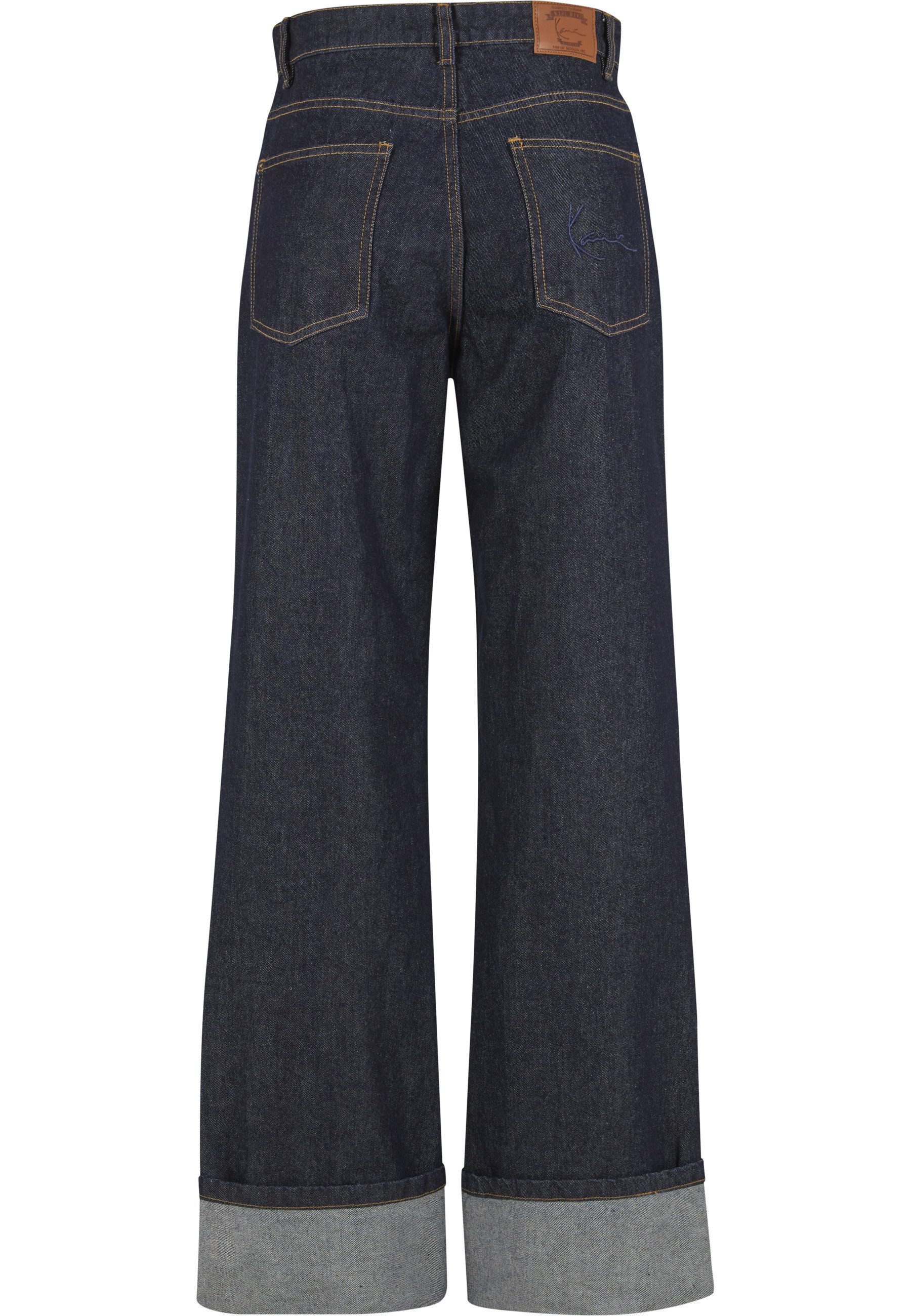 Karl Kani Bequeme Jeans Karl Kani Signature Rinsed Straight Leg Denim Pants