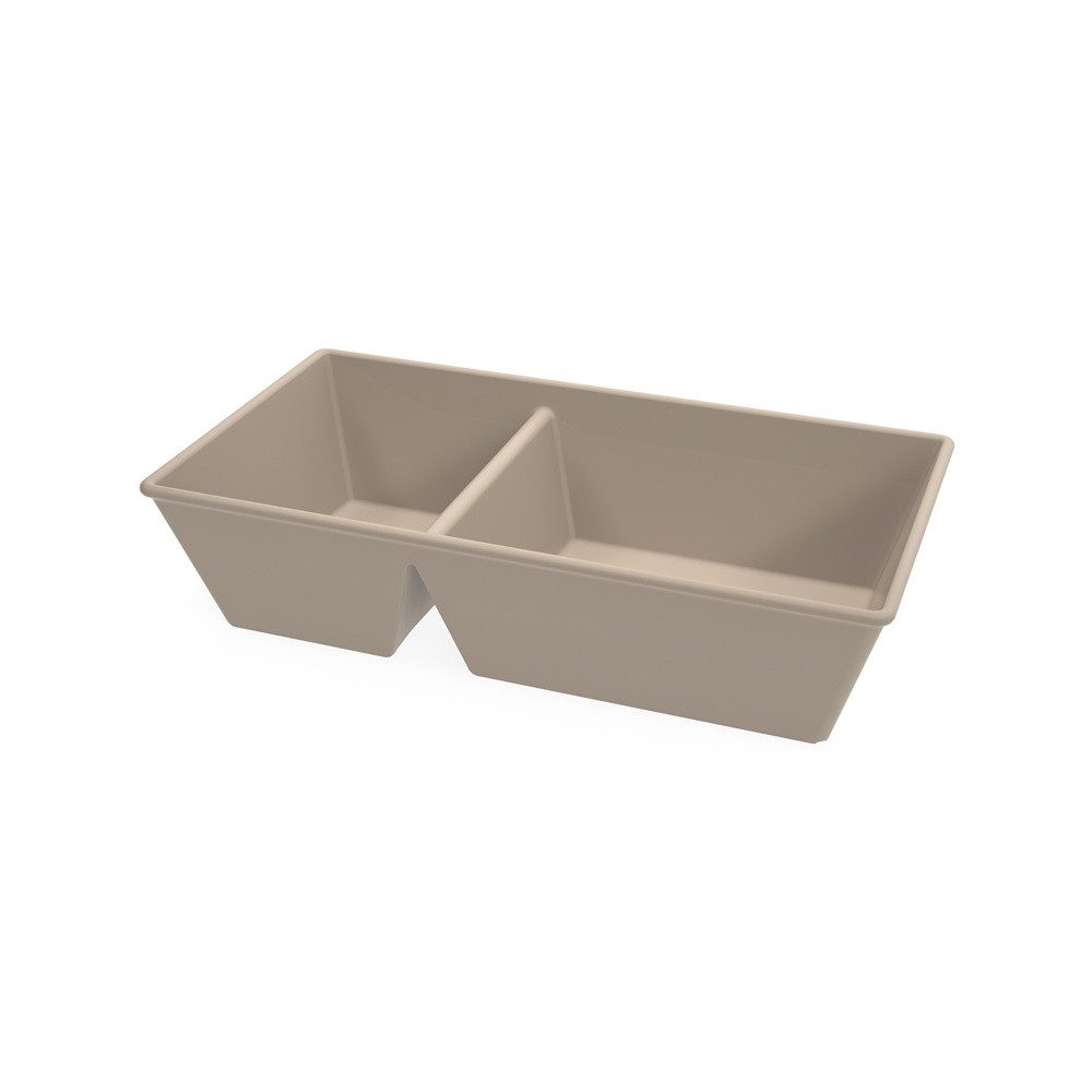Ornamin Lunchbox Nested Norbert, Mehrwegschale to go l 2 Fächer für getrennte Speisen und Meal Prep