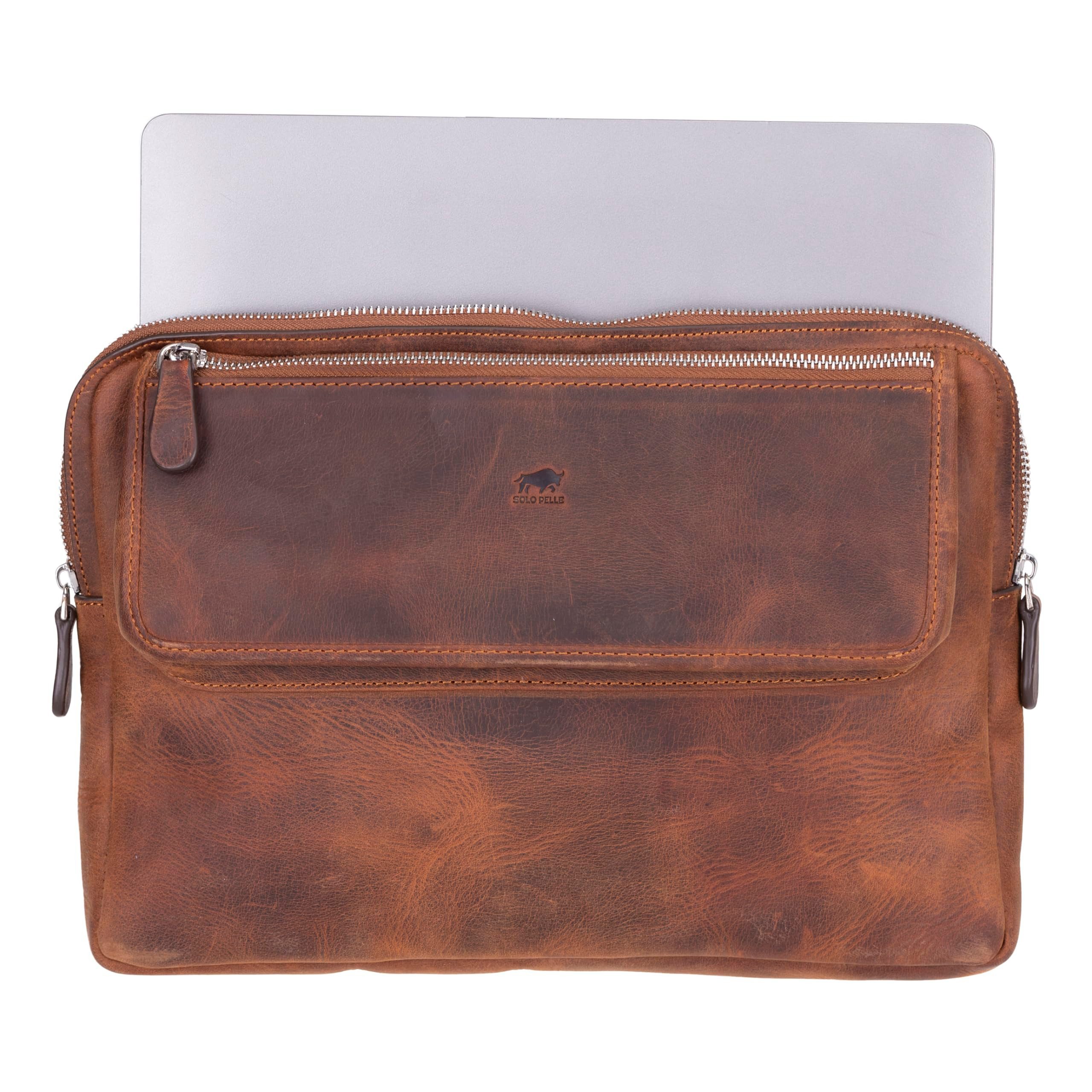 Solo Pelle Businesstasche Ledertasche/Businesstasche/Arbeitstasche ROM