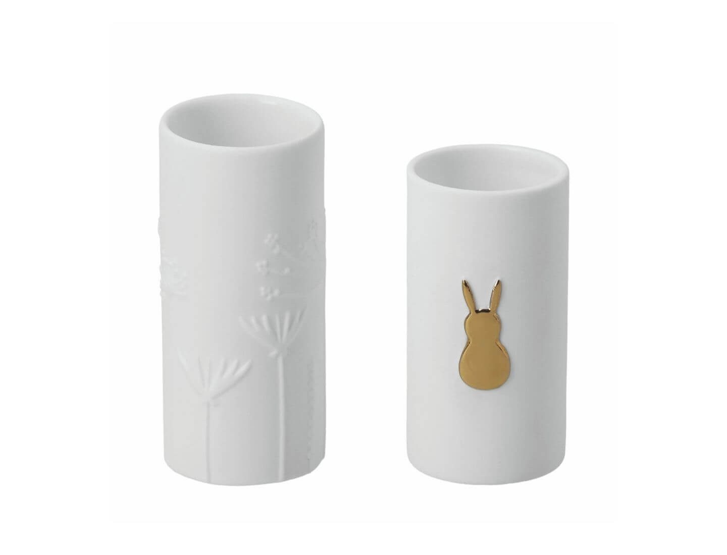Räder Design Dekovase Minivasen "Goldhase 2er Set"