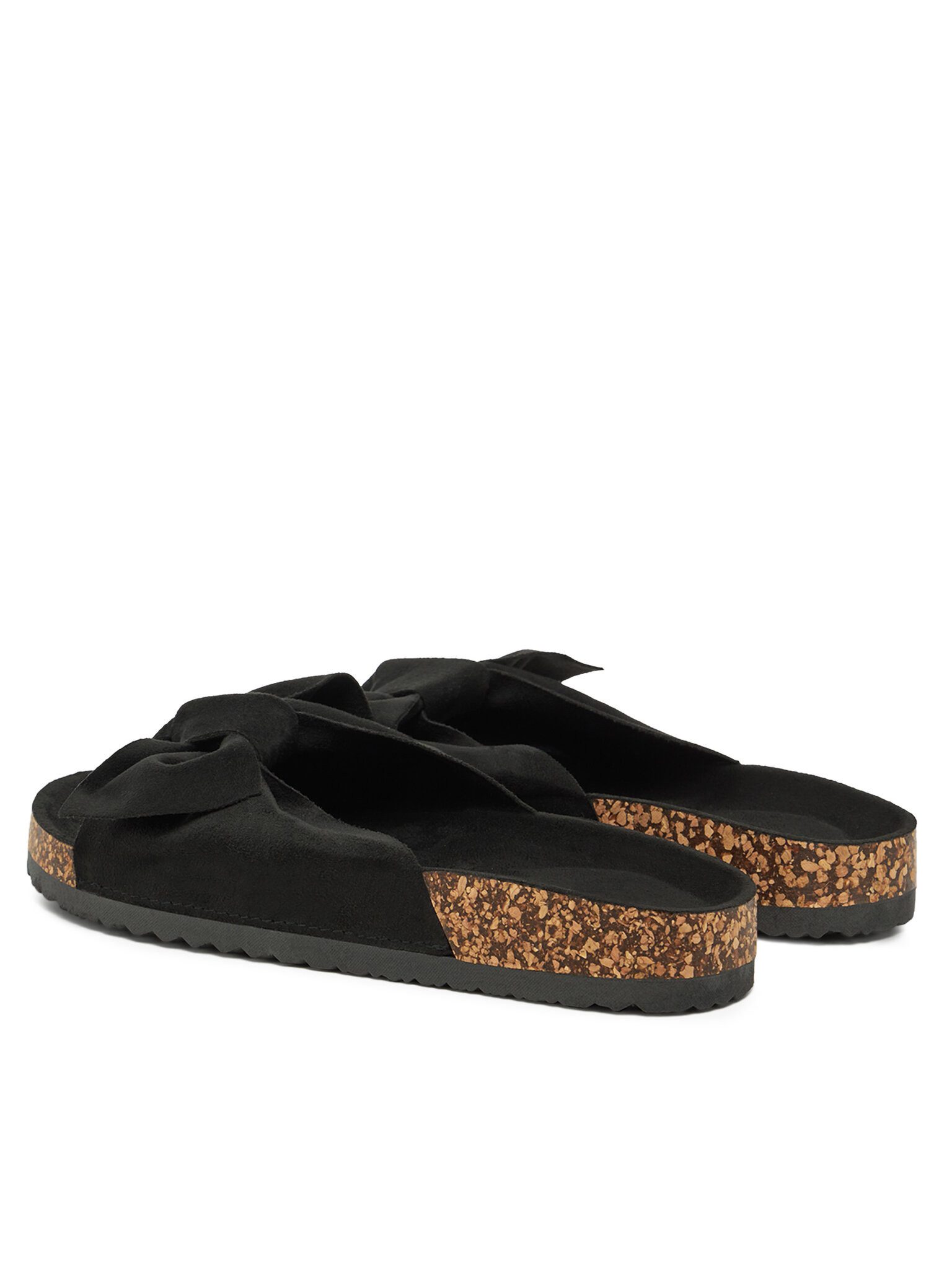 DeeZee Deezee Damen Schwarze Flip-Flops EA998-1 Badepantolette