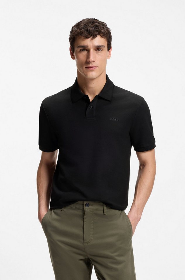 BOSS ORANGE Poloshirt Phoenix Regular Fit reine Baumwolle, Logostickerei