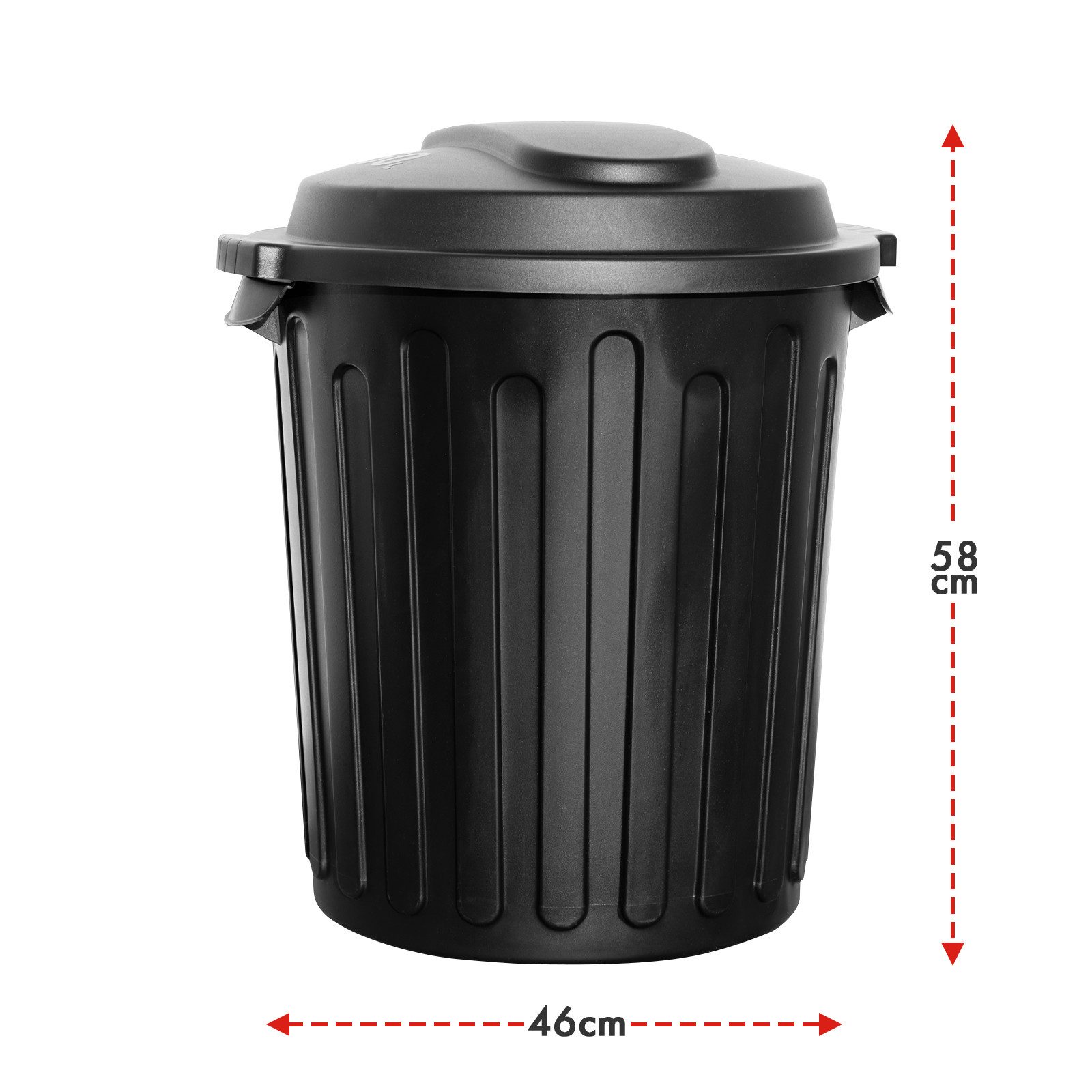 Floordirekt Mülleimer Abfalleimer Robin Geruchsdicht, Hygienisch & Leicht zu Reinigen, 60 L