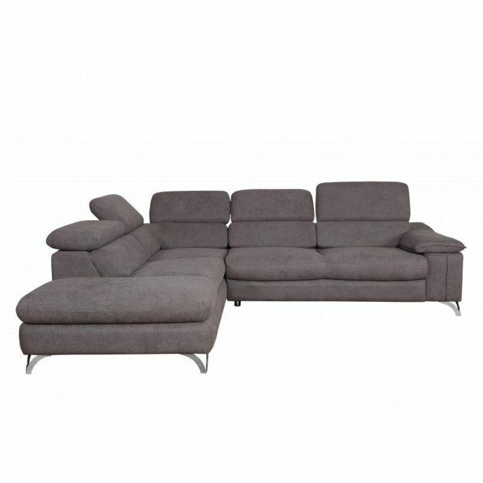 Europe in JVmoebel Bettfunktion Ecksofa Graues Couch Made Sofa Polster Sitz Ecksofas, Sofa
