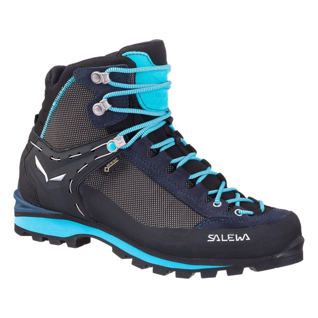 Salewa Crow GTX (Berg-Trekking, Veloursleder, wasserdicht) navyblau Damen Wanderschuh