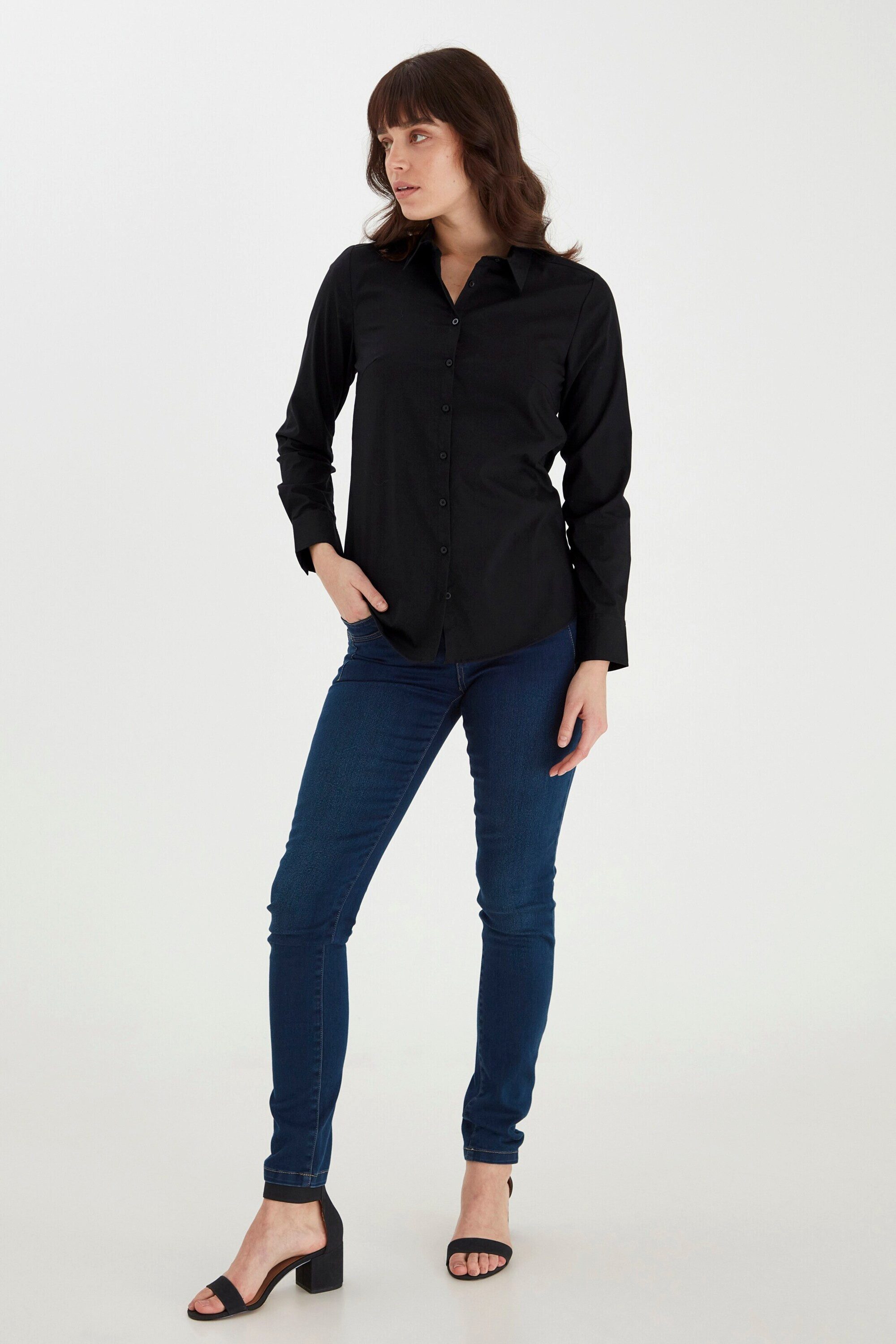 fransa Langarmbluse (1-tlg) Weiteres Detail günstig online kaufen