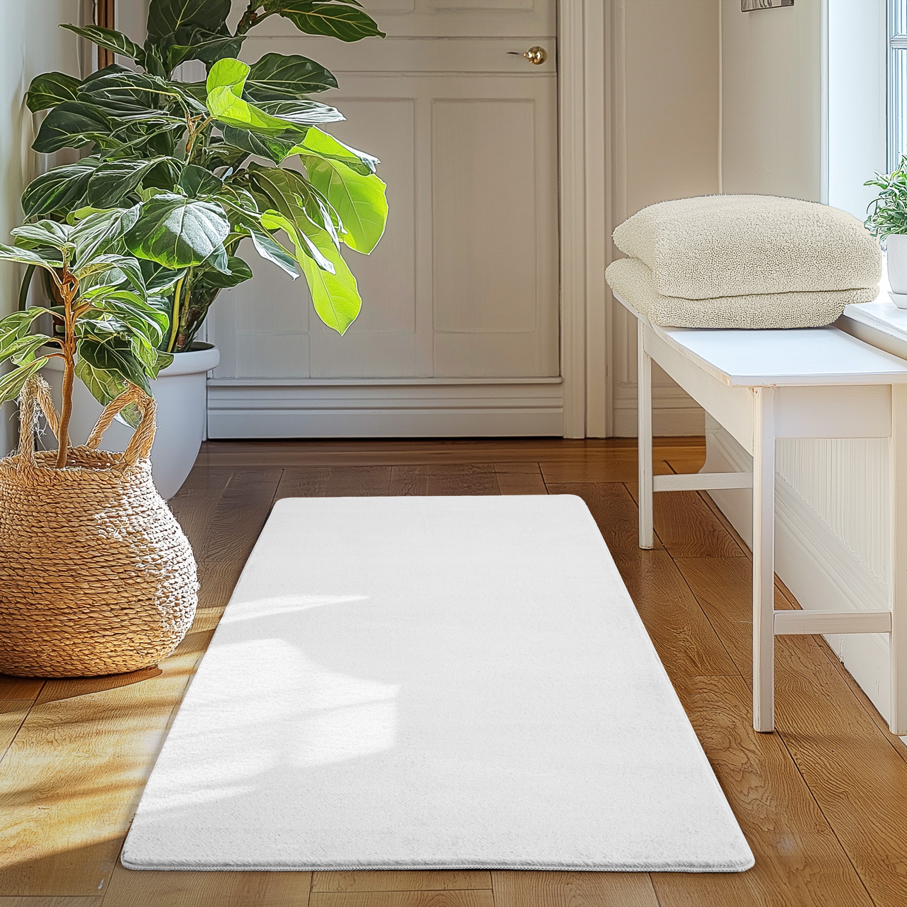 SIMPEX24 Teppich Unicolor - Einfarbig, Дорожка, Höhe: 11 mm, Perfekt geeignet für Wohnzimmer, Schlafzimmer,Kinderzimmer