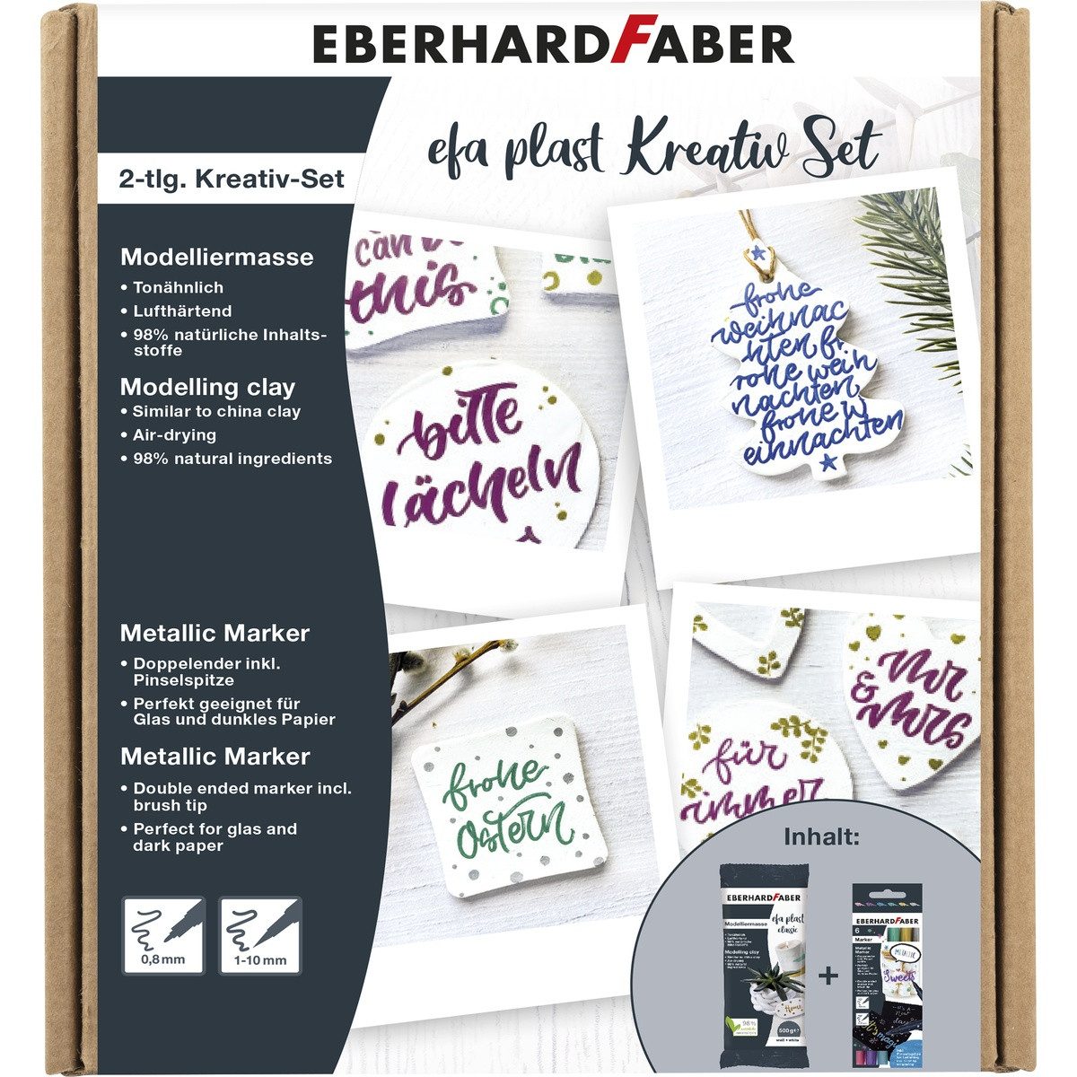 Eberhard Faber Modelliermasse EBERHARD FABER Kreativ Set EFA Plast