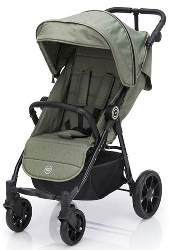 Fillikid Kinder-Buggy Buggy Fill Allrounder, grün melange