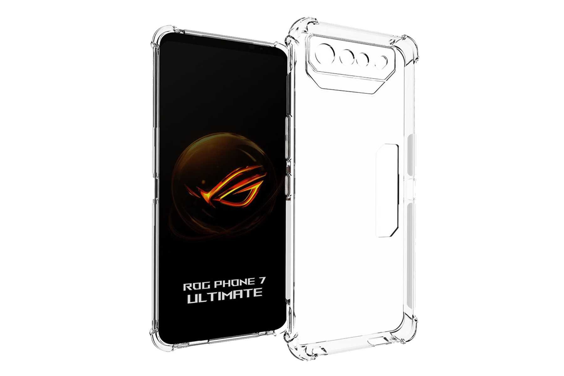 mtb more energy Smartphone-Hülle Clear Armor Case für Asus ROG Phone 7 Ultimate (6.78), Transparente TPU Schutzhülle Case Backcover mit Anti-Shock Verstärkung