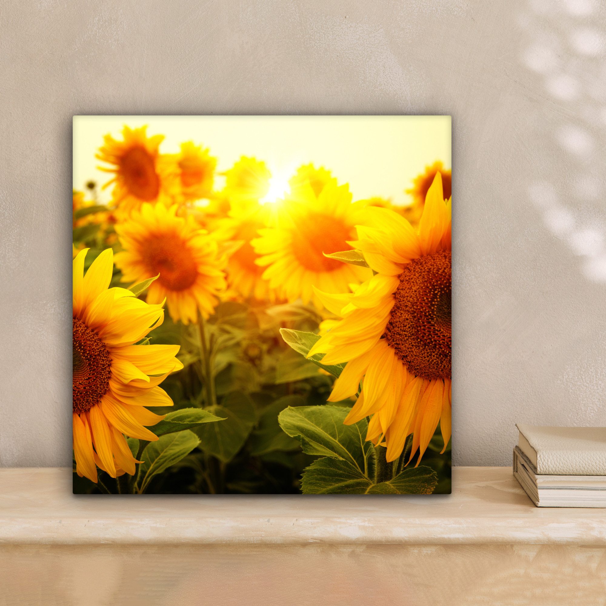 OneMillionCanvasses® Leinwandbild Sonnenblume - Gelb - günstig online kaufen