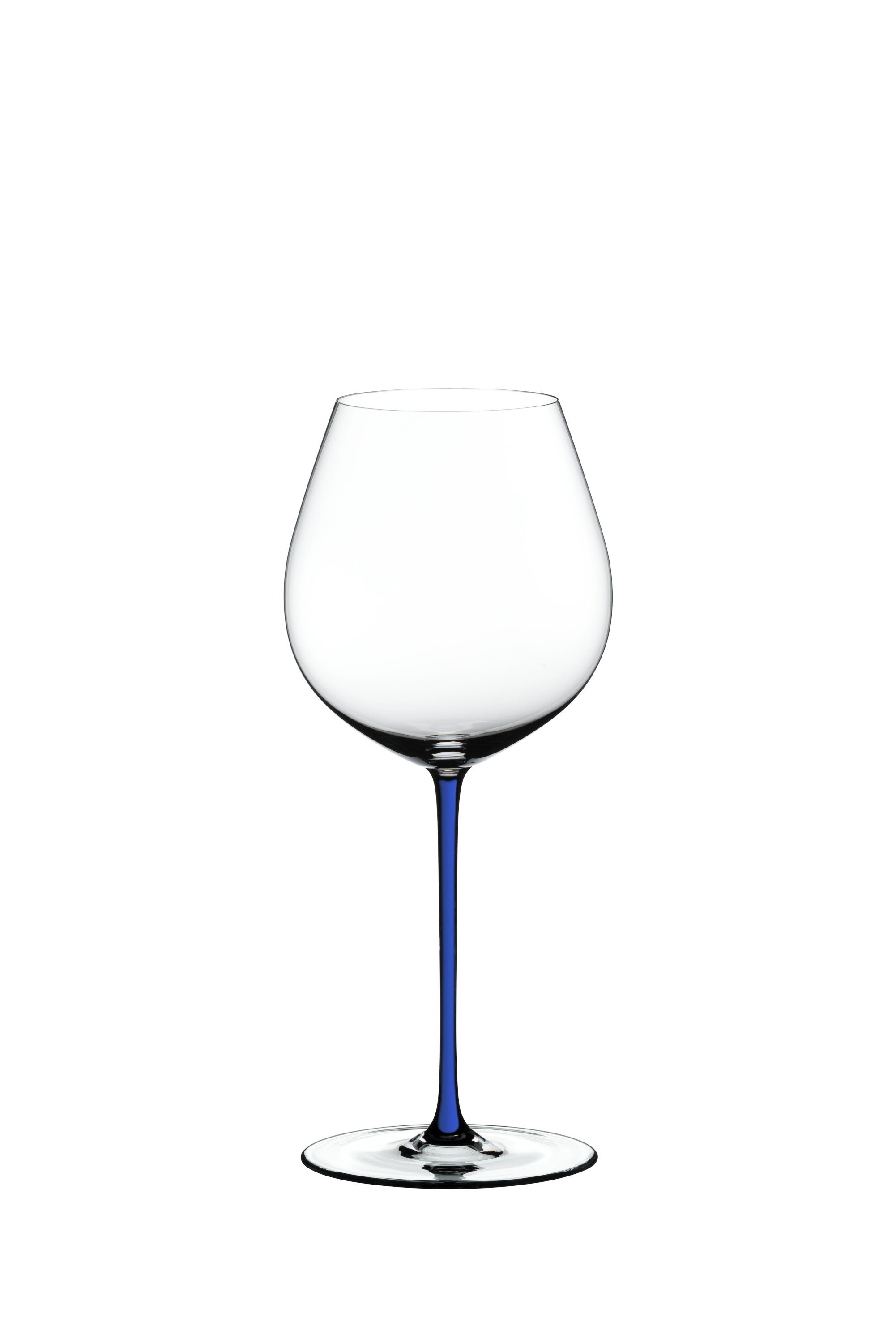 RIEDEL THE WINE GLASS COMPANY Rotweinglas Riedel Fatto a Mano Pinot Noir Dunkelblau, Kristallglas